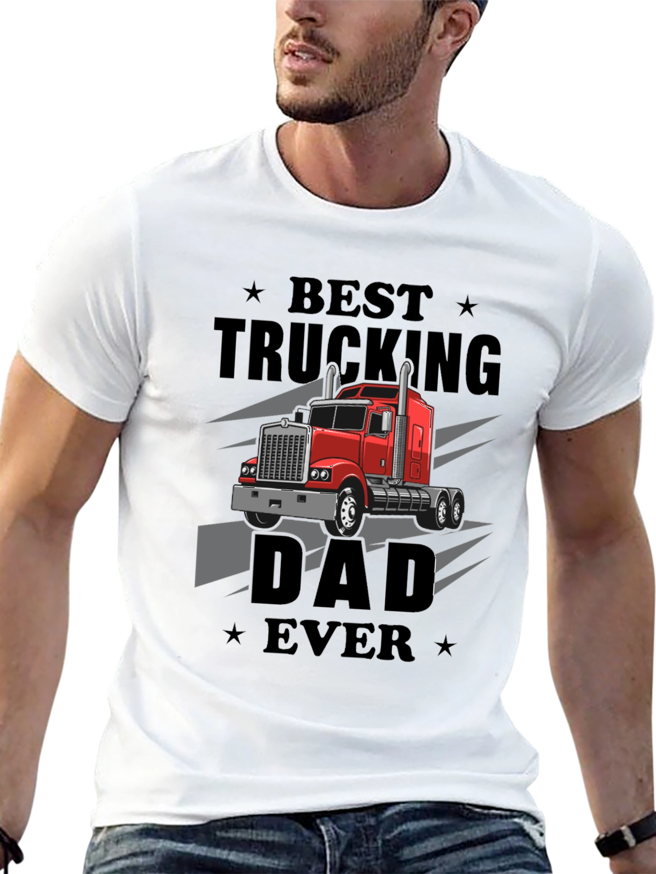 Best Trucking Dad Ever T-Shirt