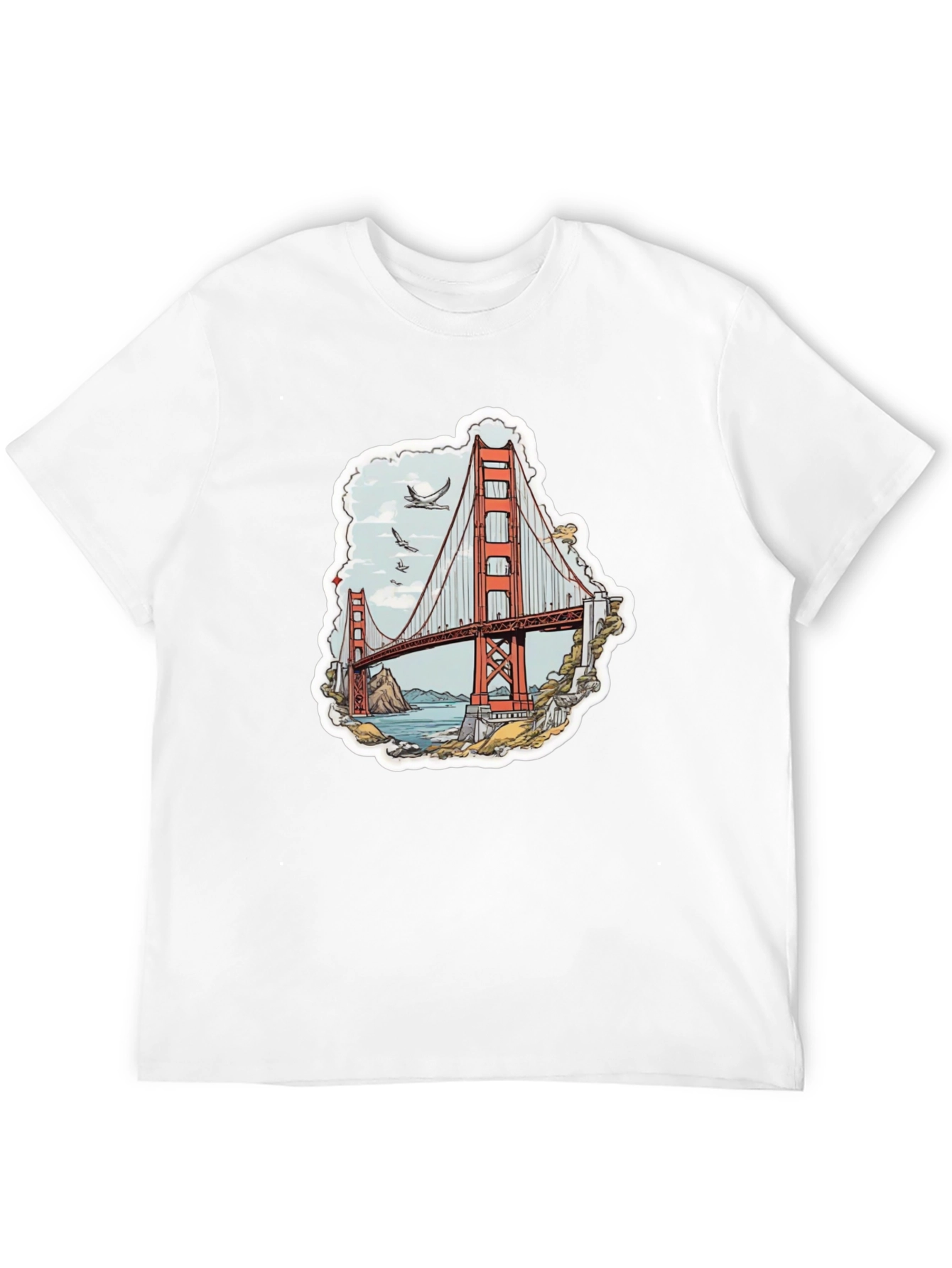 Golden Gate Bridge Graphic T-Shirt