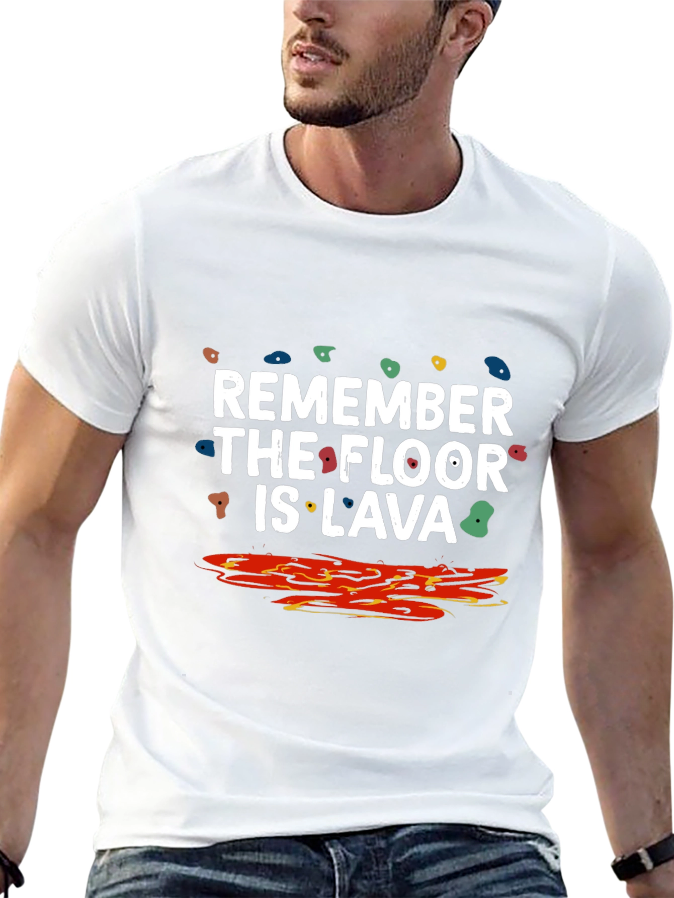 Remember the Floor Is Lava Climbing T-Shirt