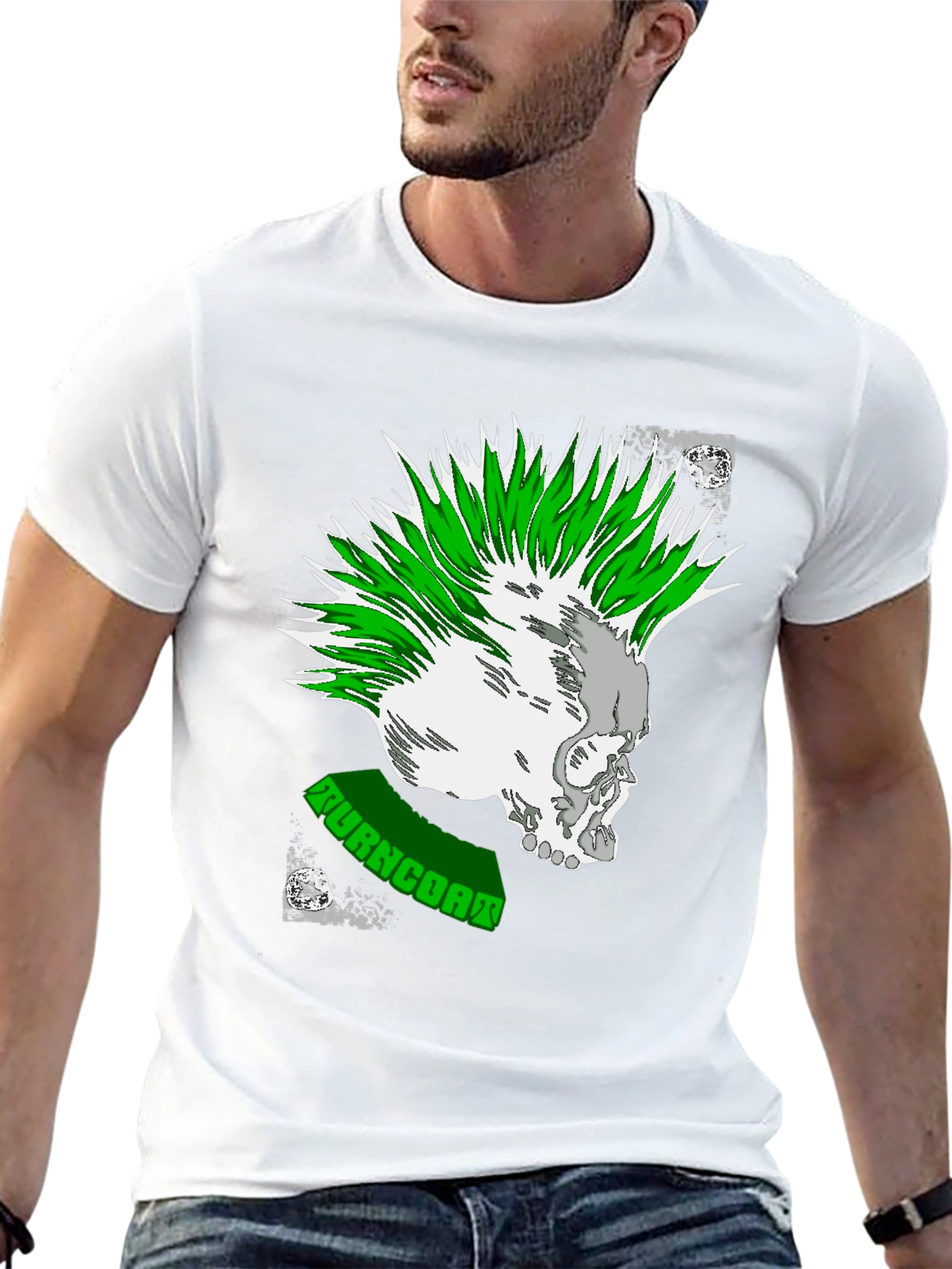 Punk Rock Skull Graphic Tee - Turncoat Band Shirt