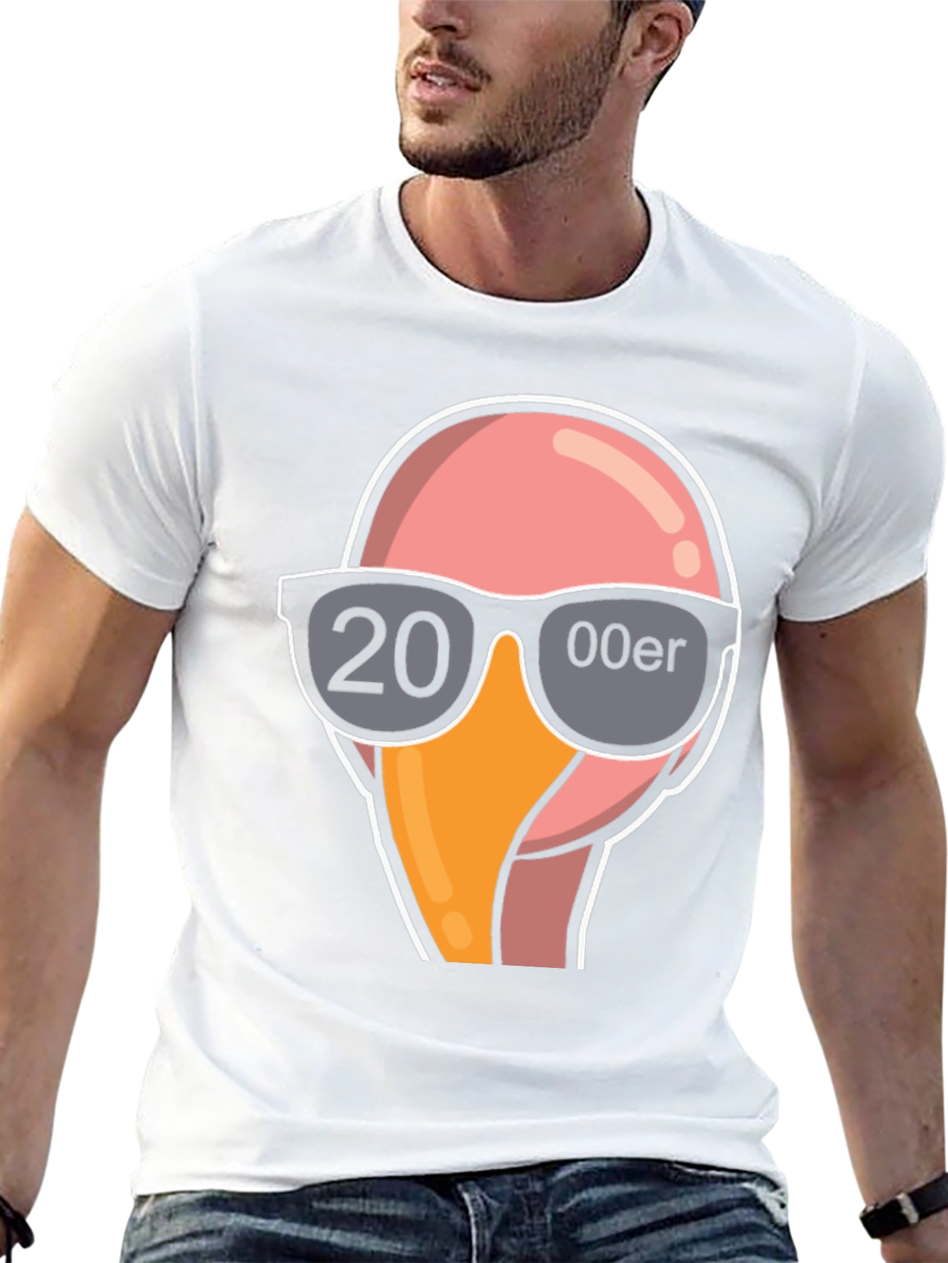 Cool Flamingo in Shades Graphic Tee