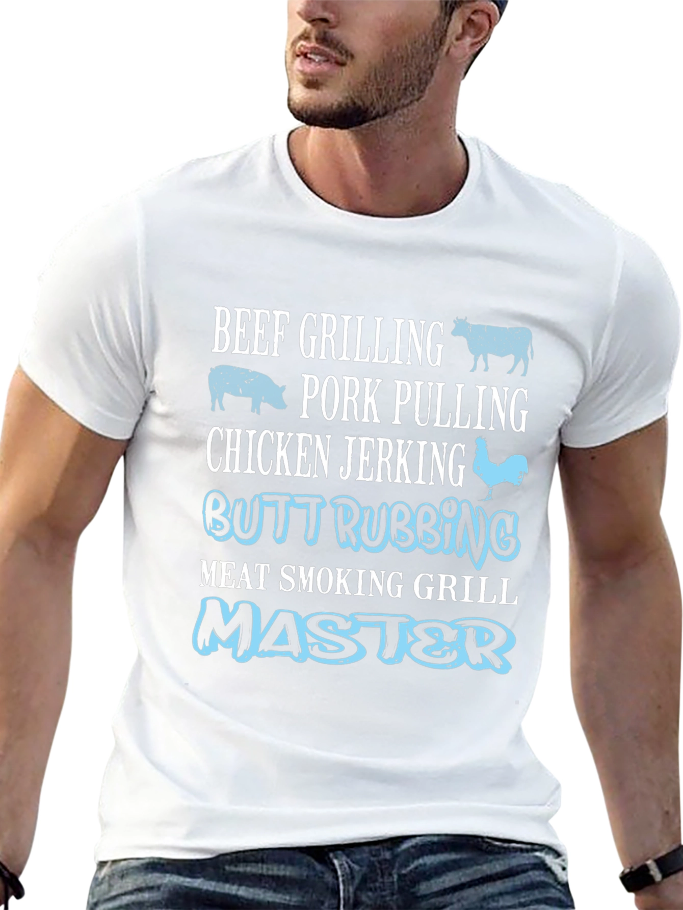Beef Pork Chicken Grill Master T-Shirt