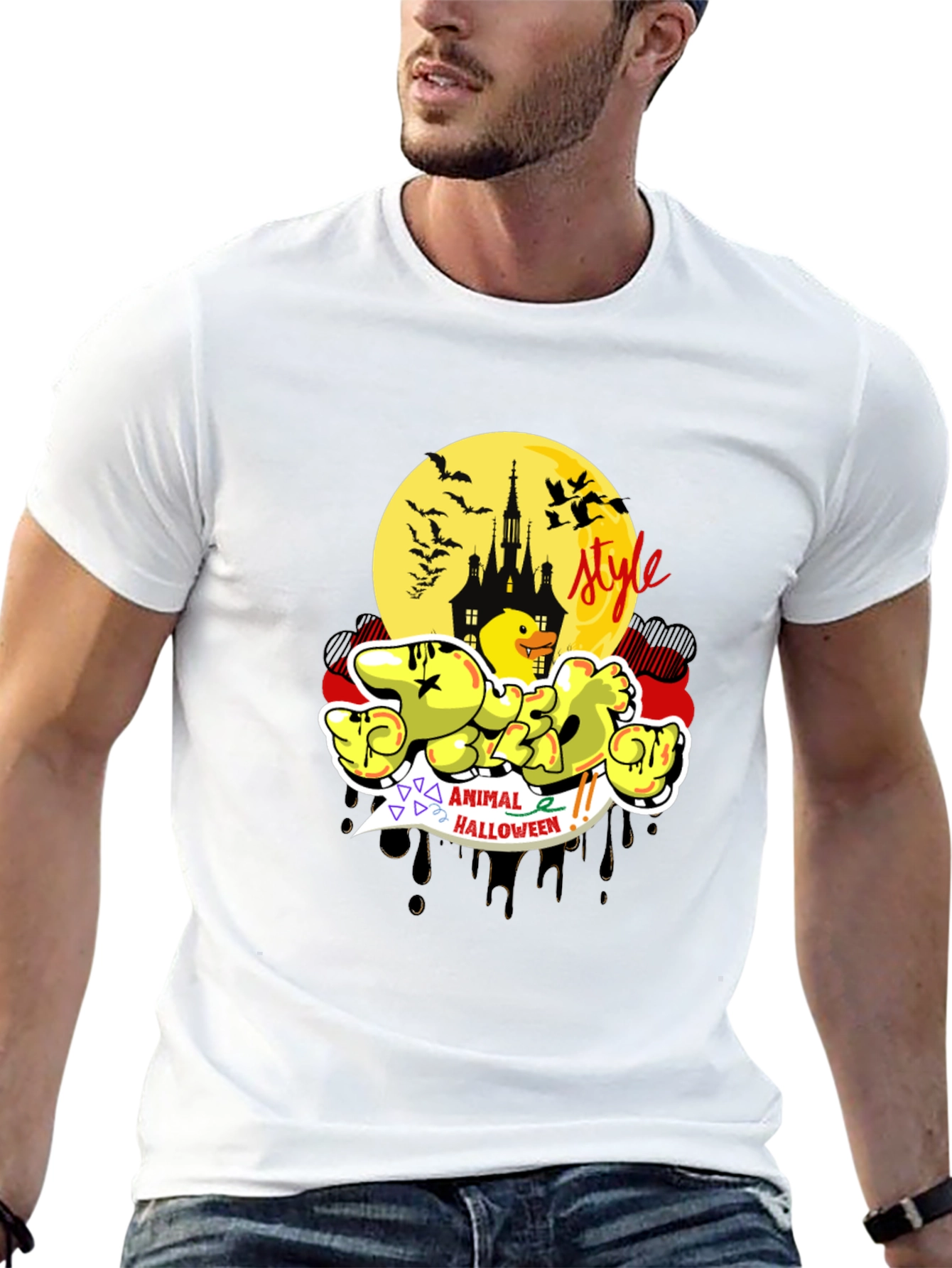 Animal Halloween Style T-Shirt