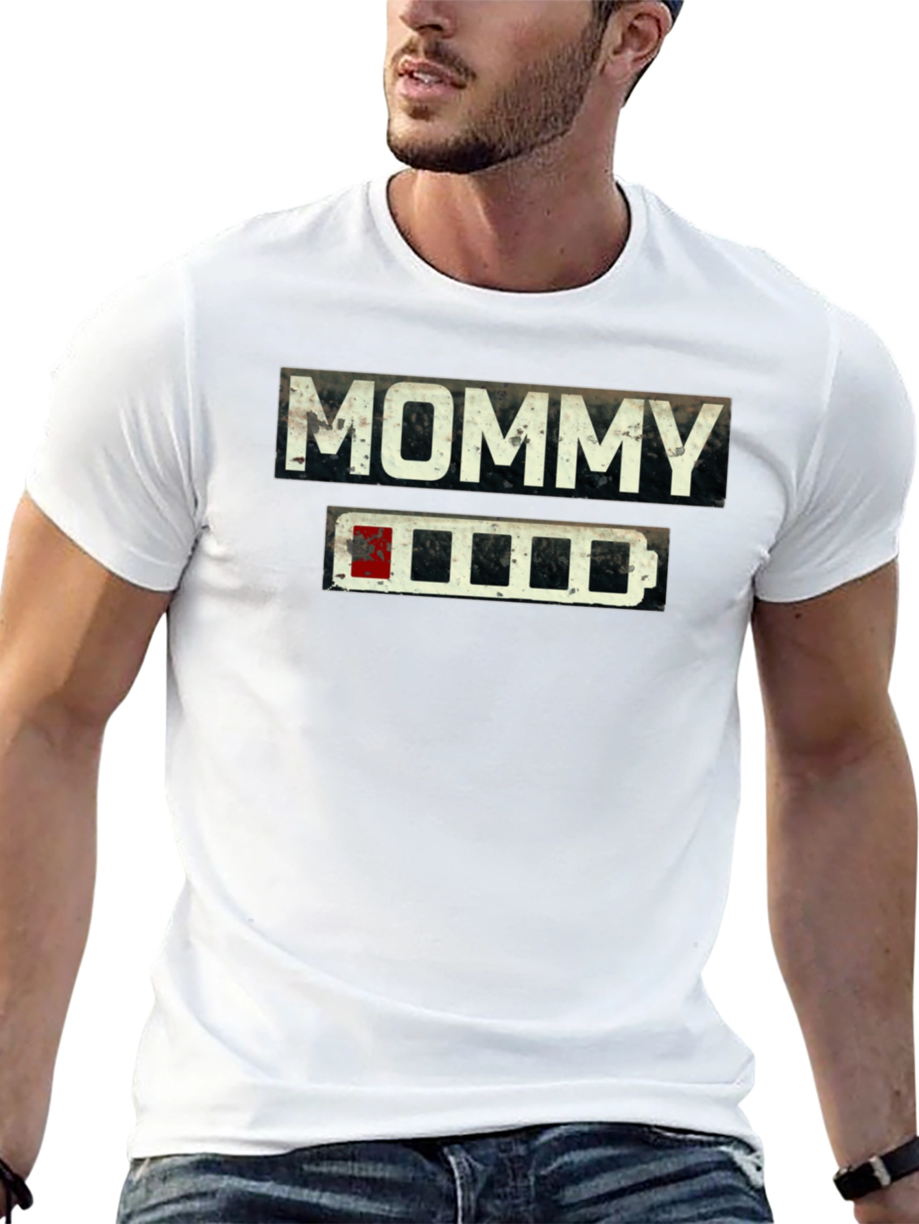 Mommy Low Battery Novelty T-Shirt