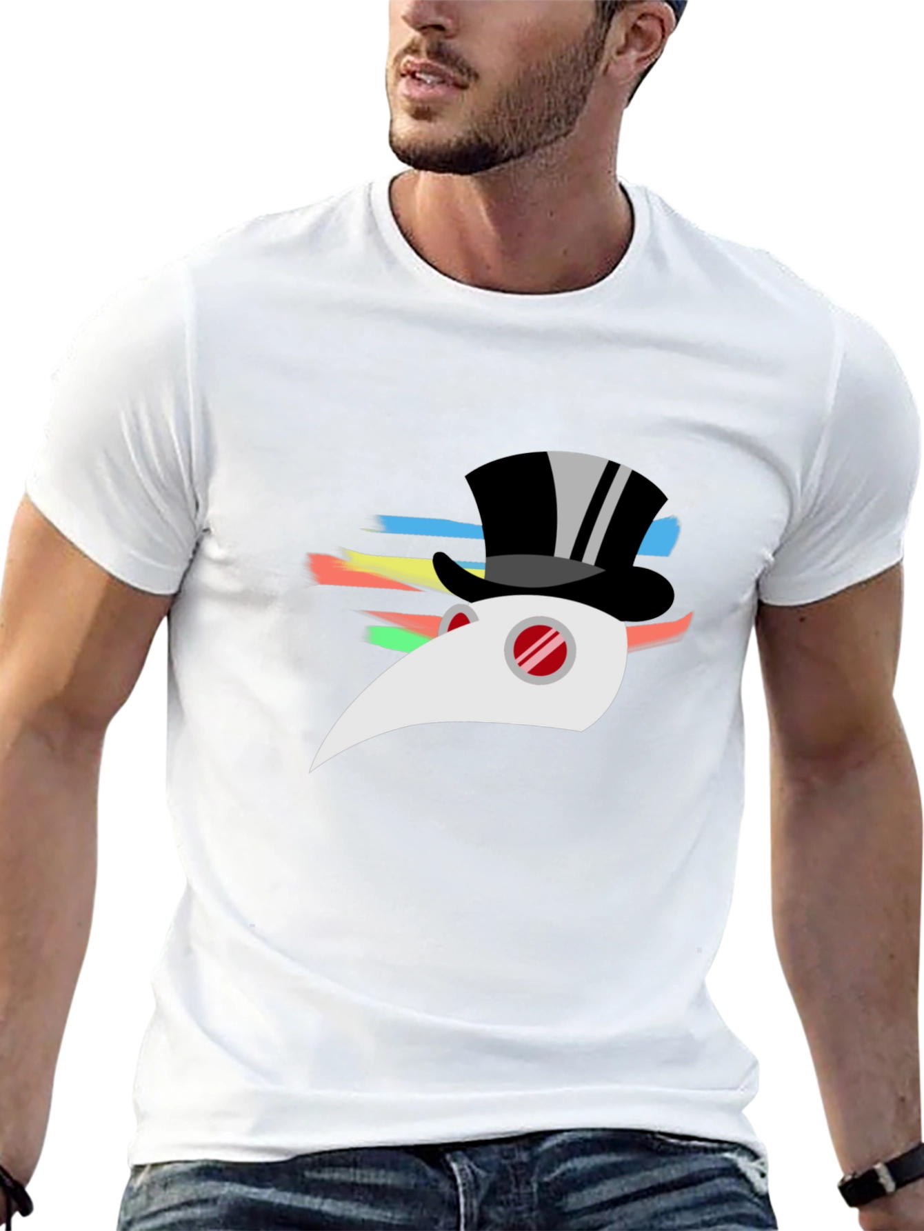 Plague Doctor Tee - Unique Graphic Design