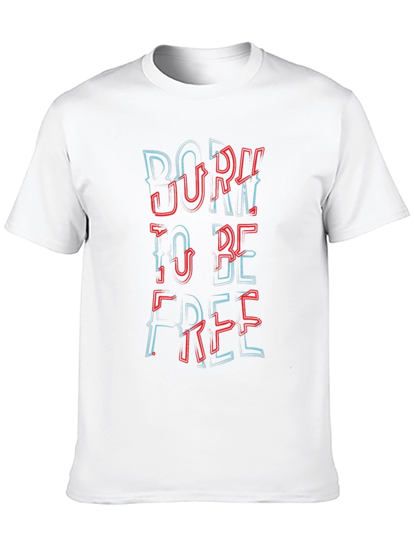 Born to be Free Black Graphic Tee