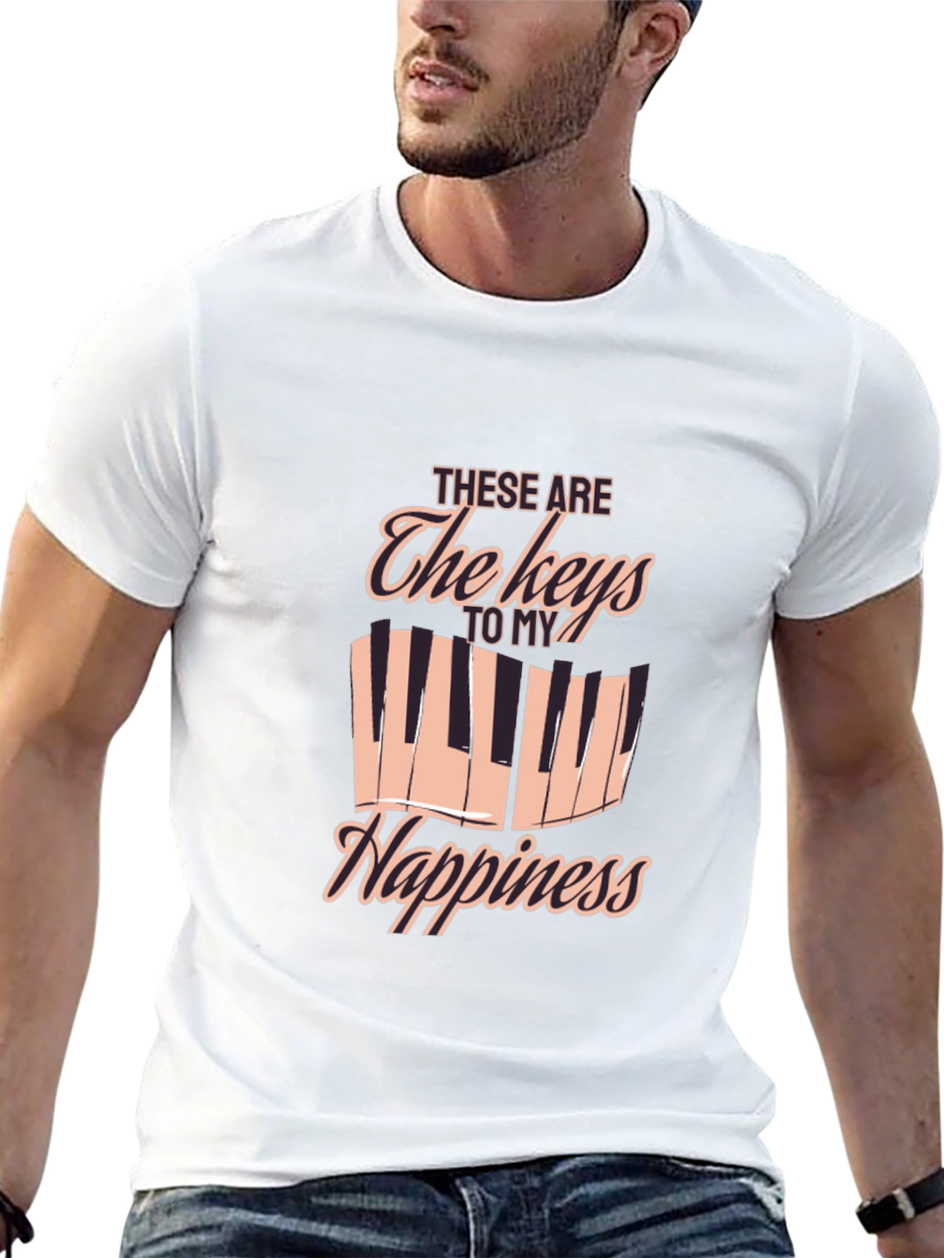 Piano Keys to My Happiness T-Shirt