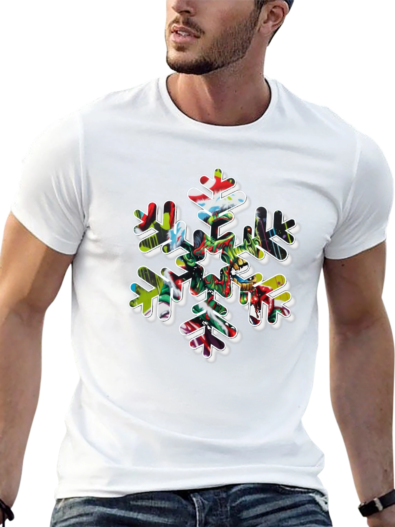Festive Snowflake Graphic Tee