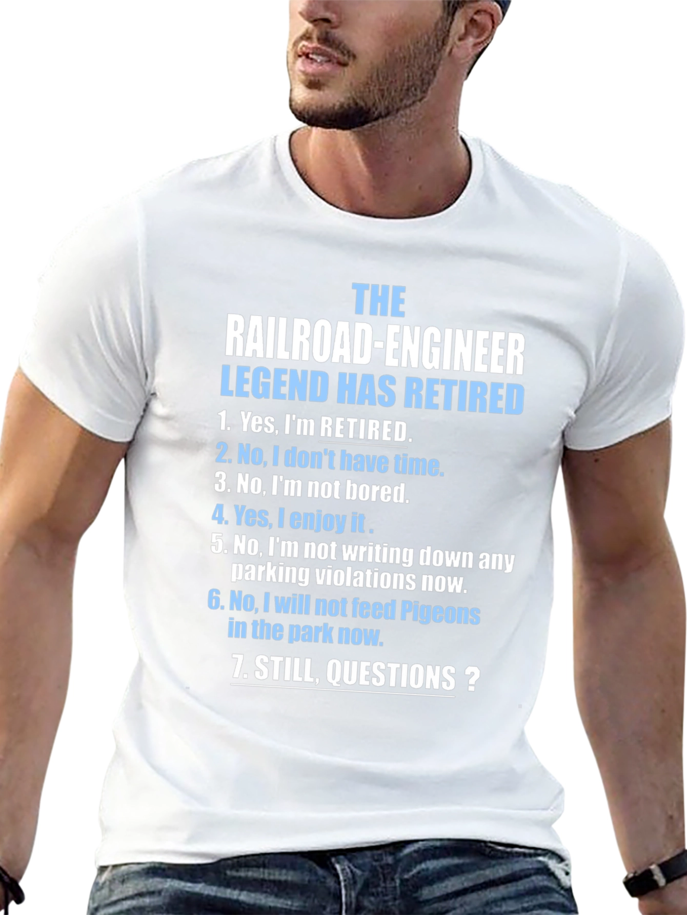 Retired Railroad Engineer T-Shirt