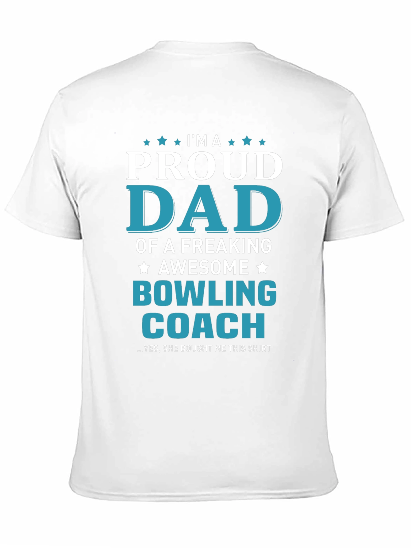 Proud Bowling Dad Graphic T-Shirt