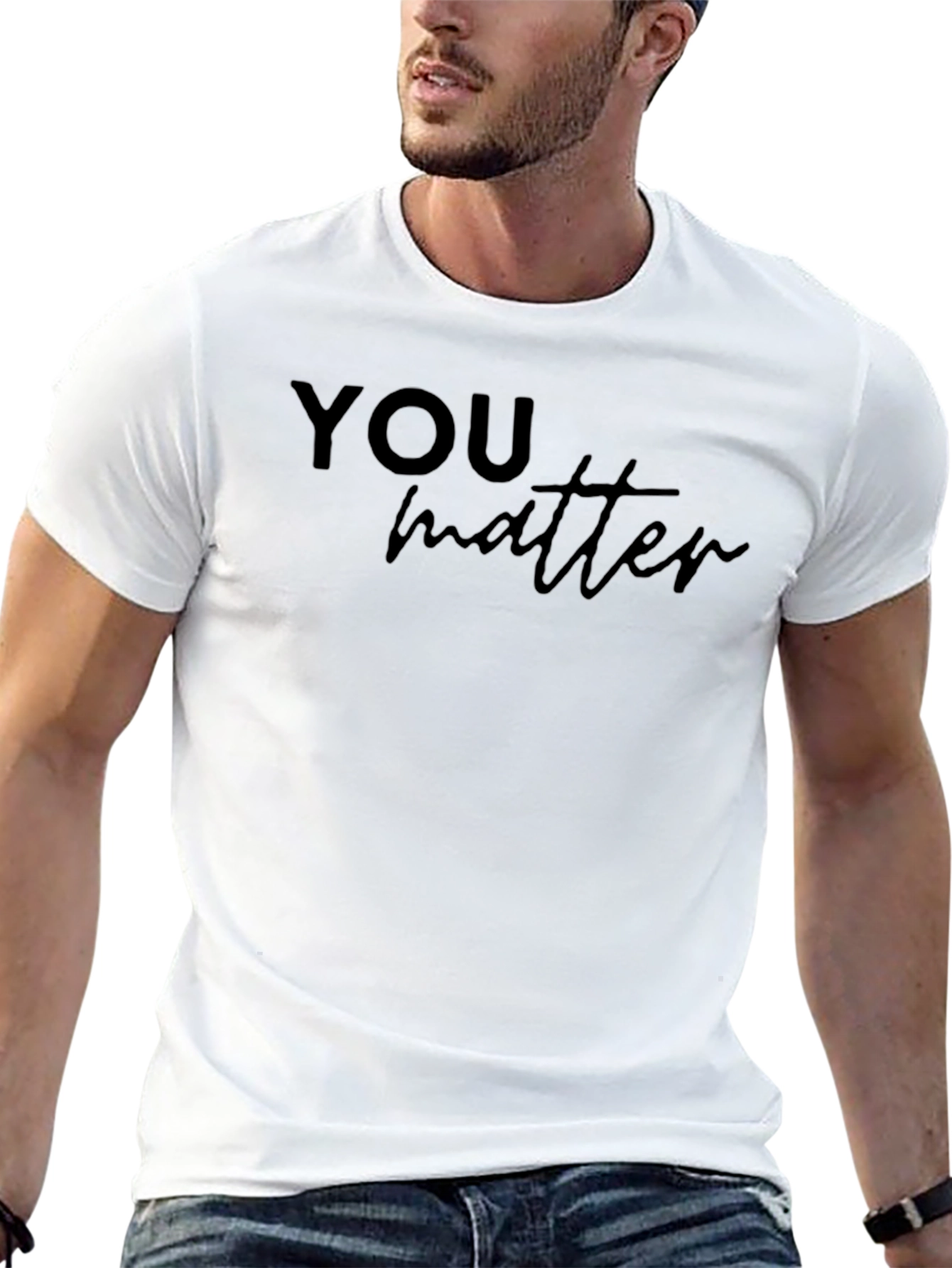 You Matter Black Graphic Tee
