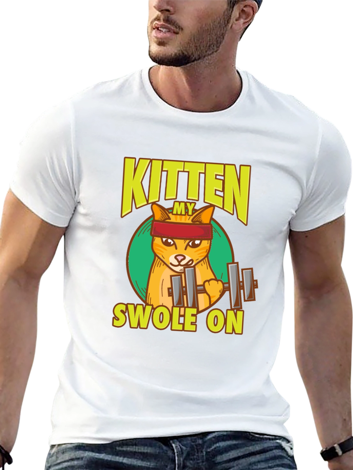 My Kitten Swole On T-Shirt - Gym Cat