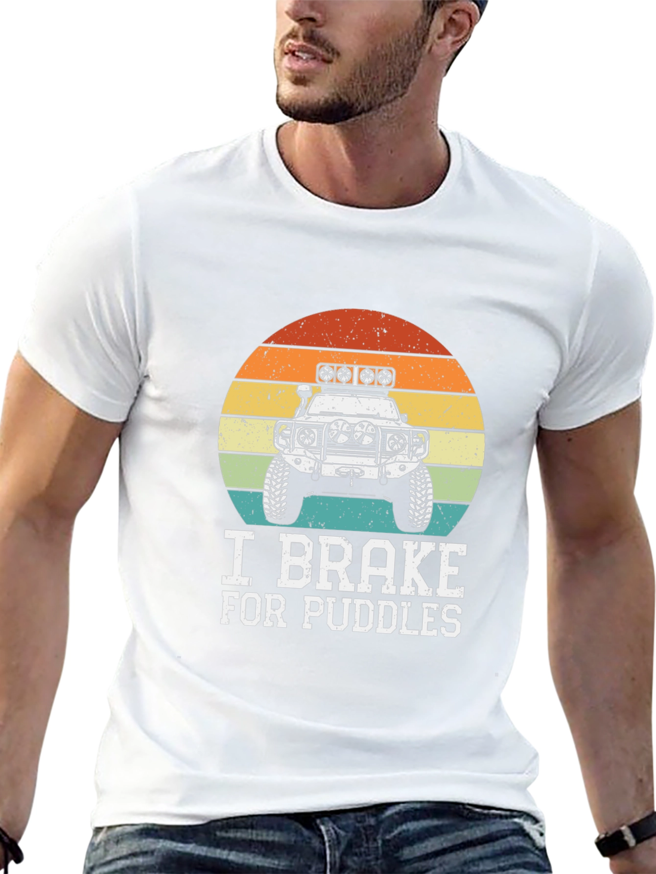 I Brake For Puddles Off-Road Vehicle T-Shirt