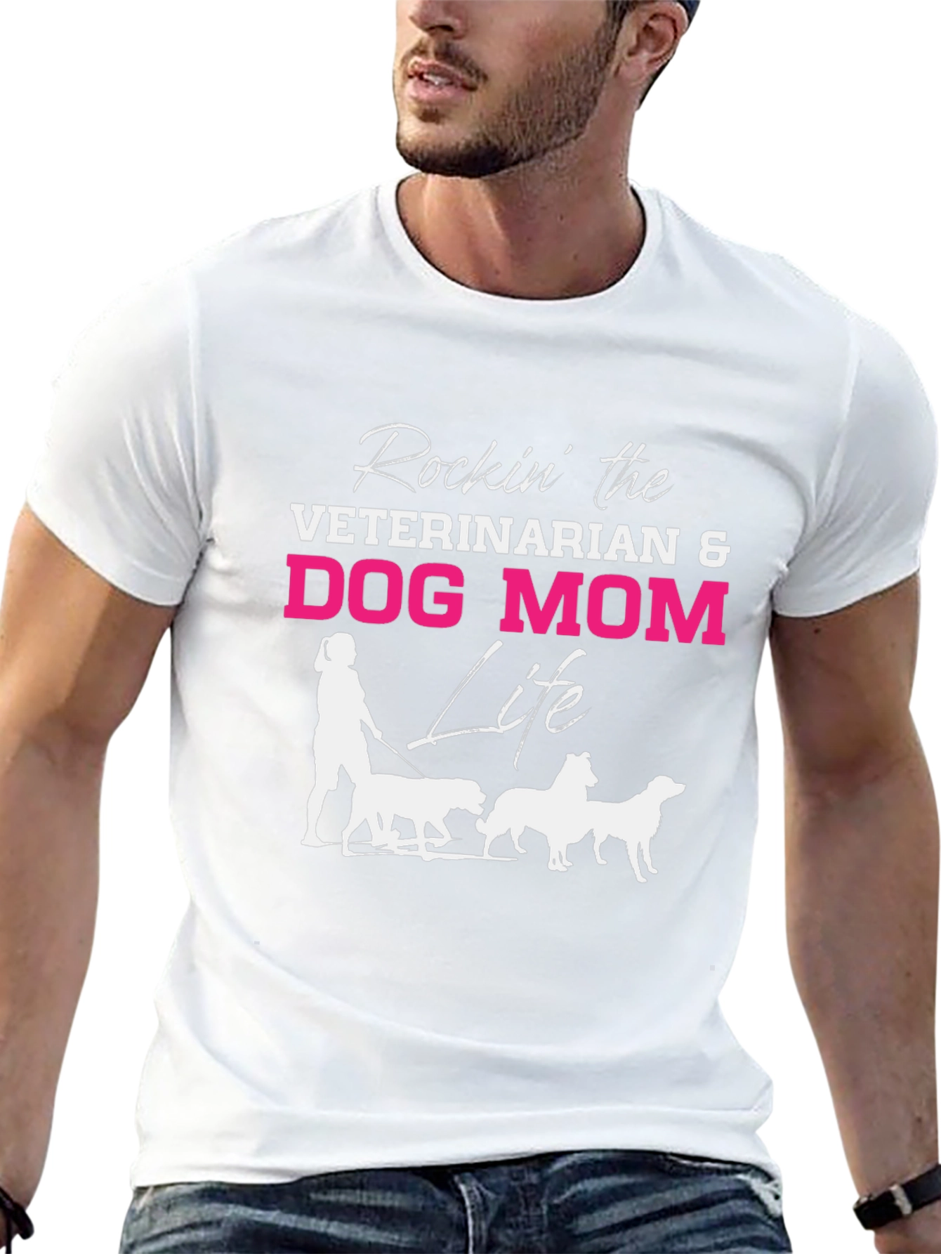 Veterinarian Dog Mom Life T-Shirt