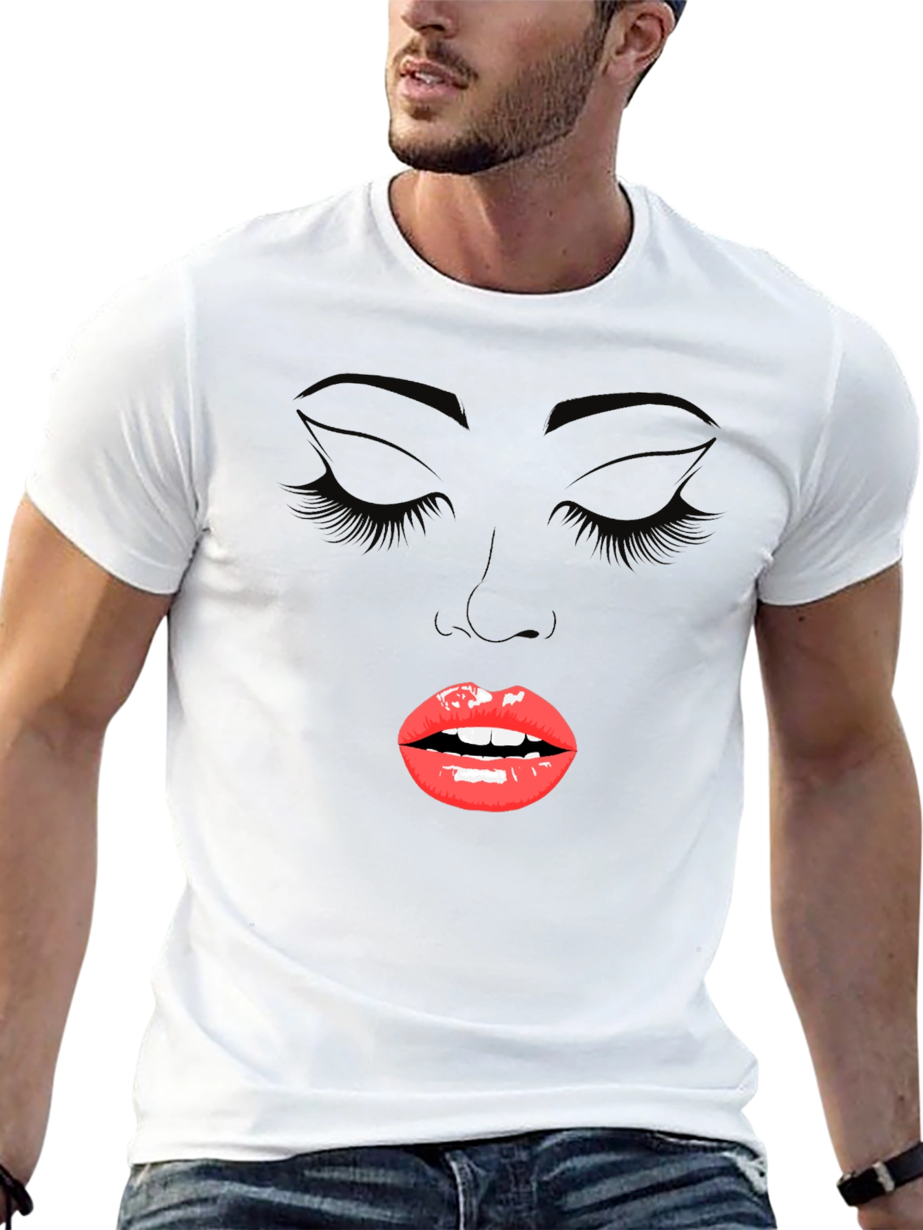 Graphic Face T-Shirt