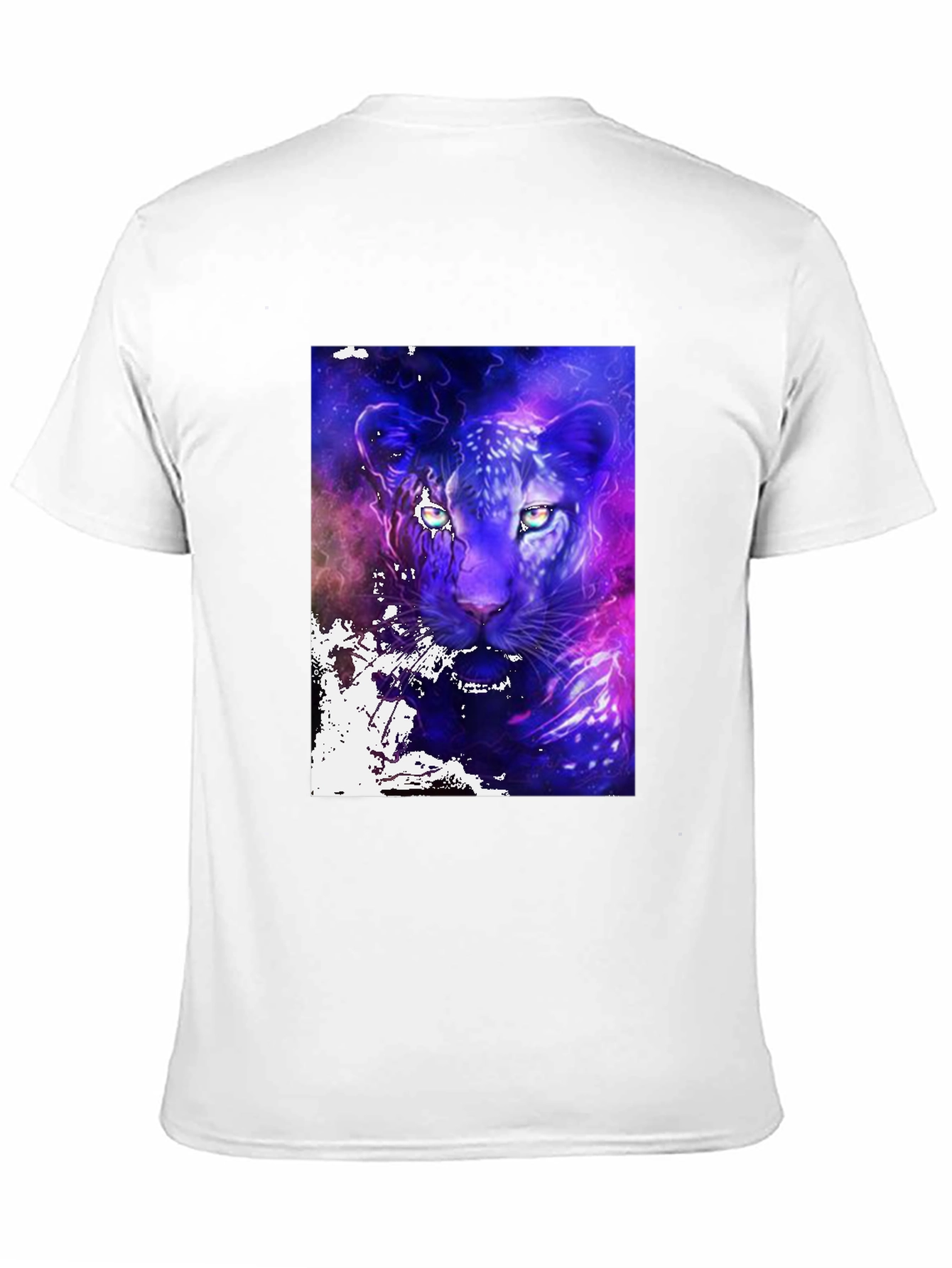 Galaxy Panther Graphic Tee - Cosmic Style