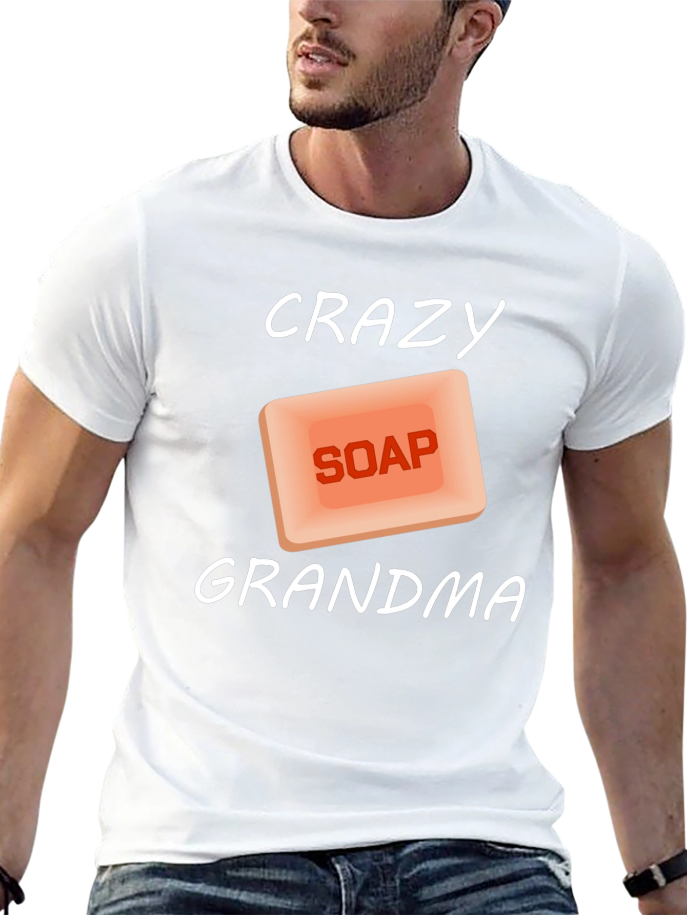 Crazy Soap Grandma T-Shirt - Unique Graphic Tee