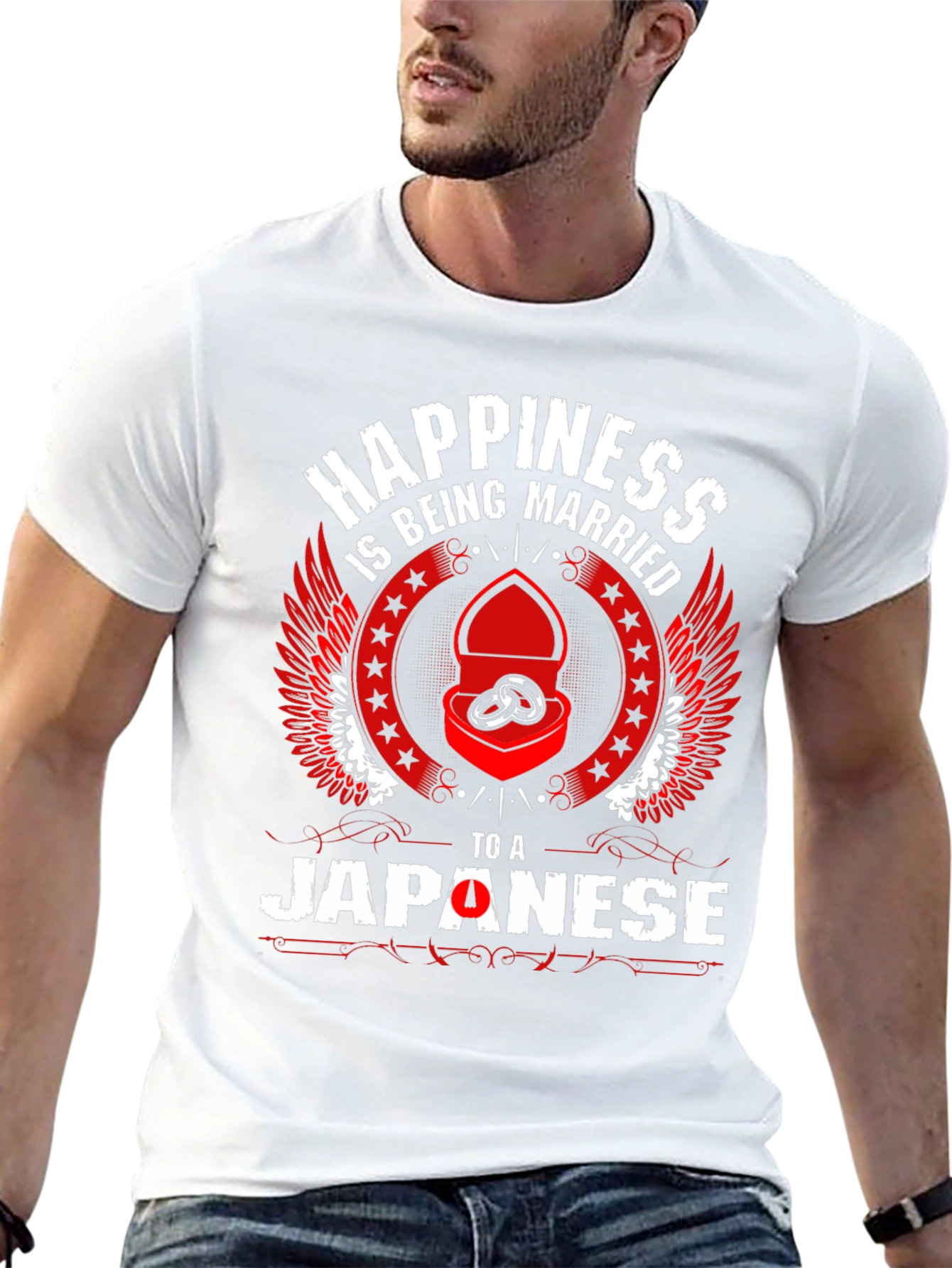 Happiness Being Married to a Japanese T-Shirt