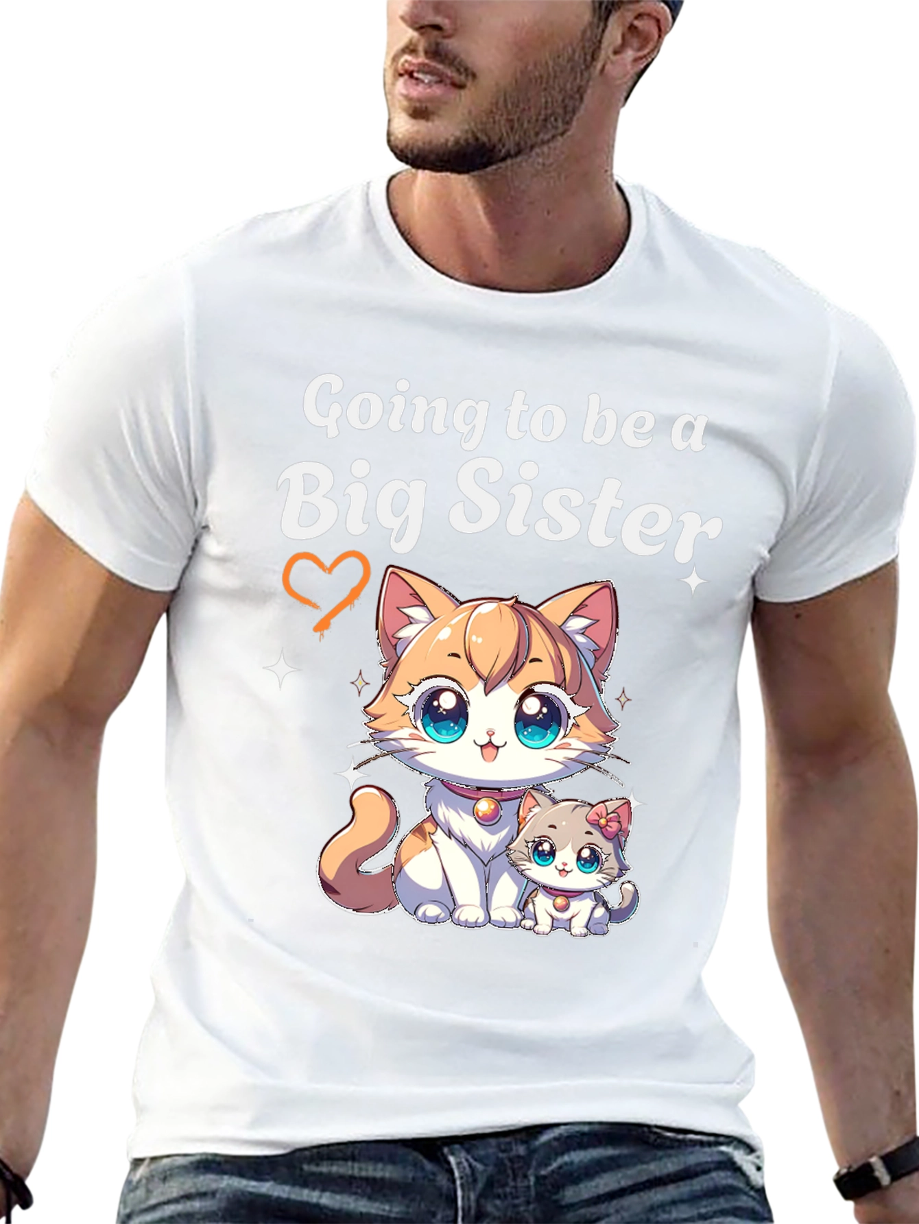 Big Sister Cute Cats T-Shirt