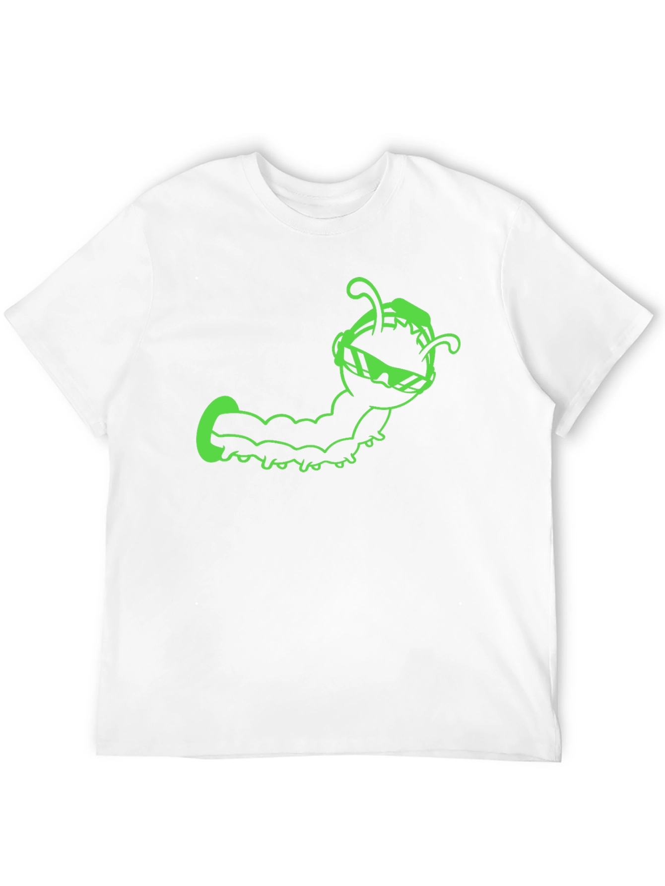 Cool Caterpillar Graphic Tee - Black