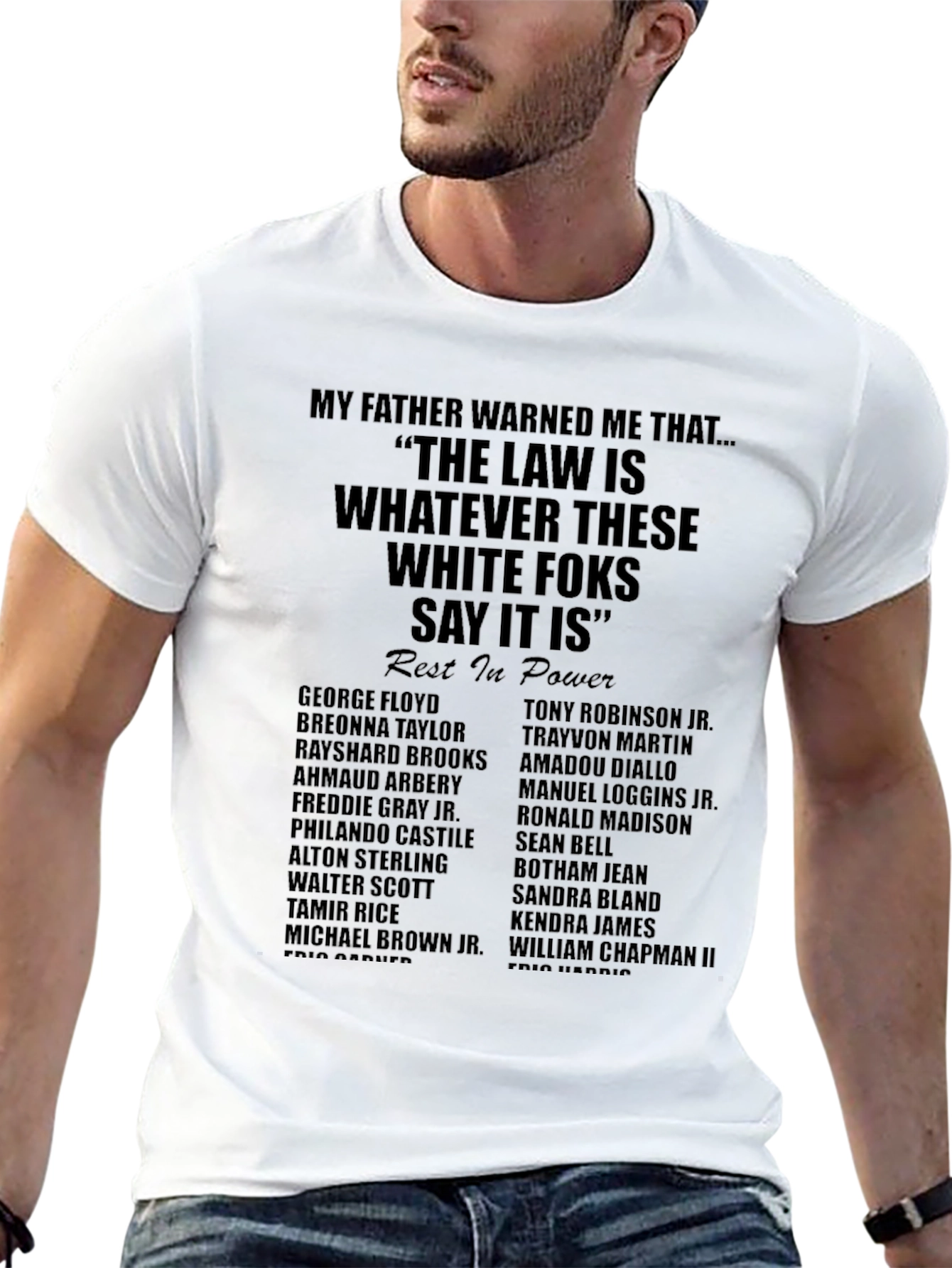 Statement T-Shirt - Social Justice Message