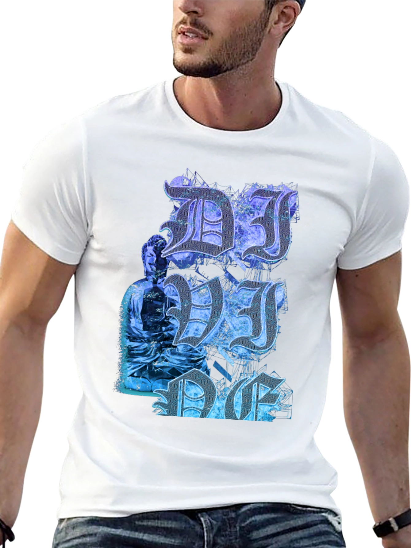 DJ DC Graphic T-Shirt - Mens Black Tee