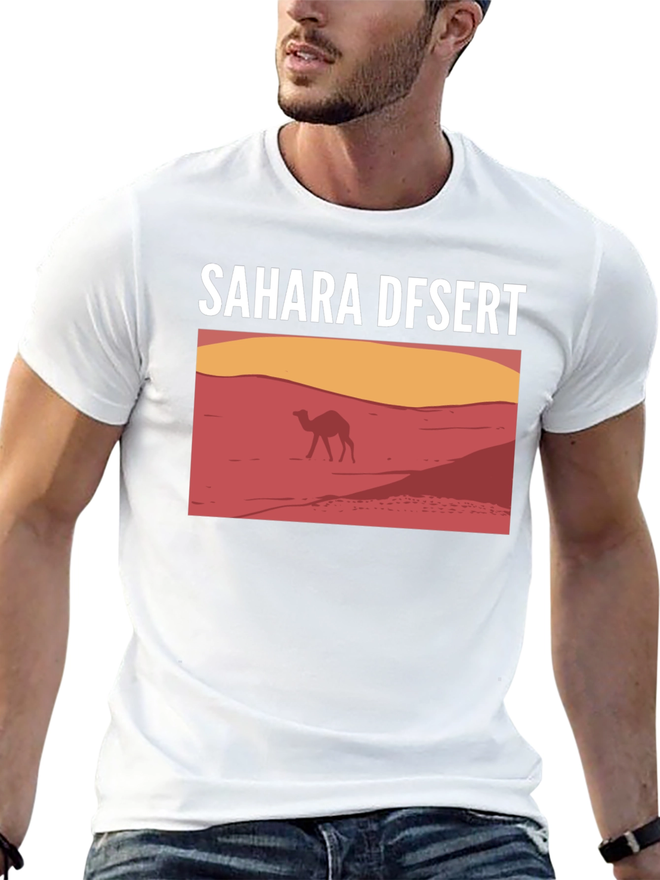 Sahara Desert Camel Graphic T-Shirt