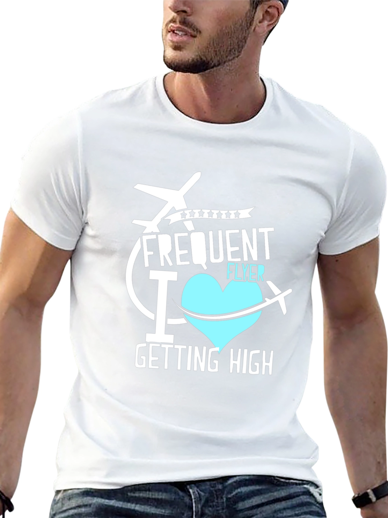 Frequent Flyer Getting High Tee