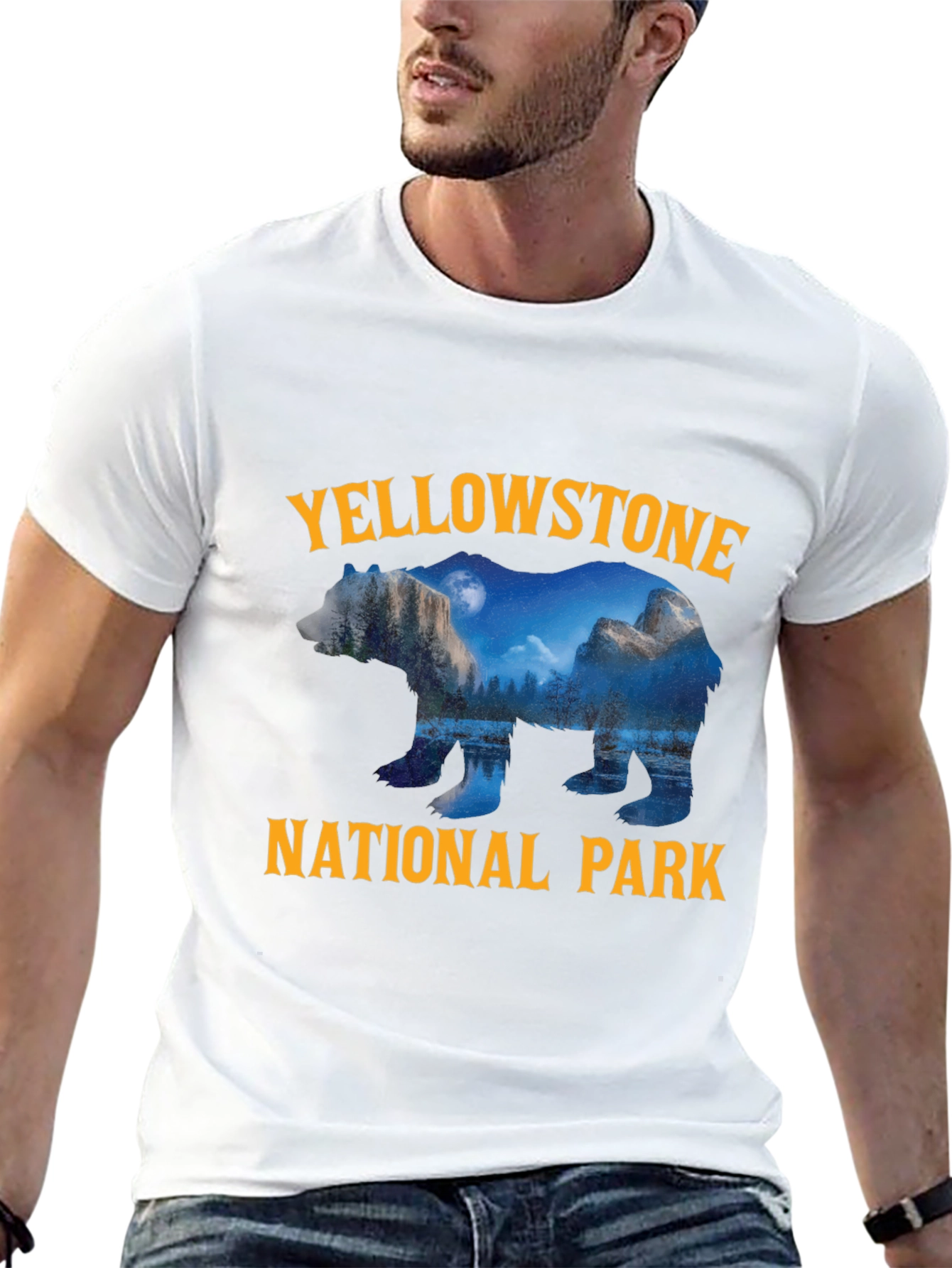 Yellowstone National Park Bear Graphic Tee