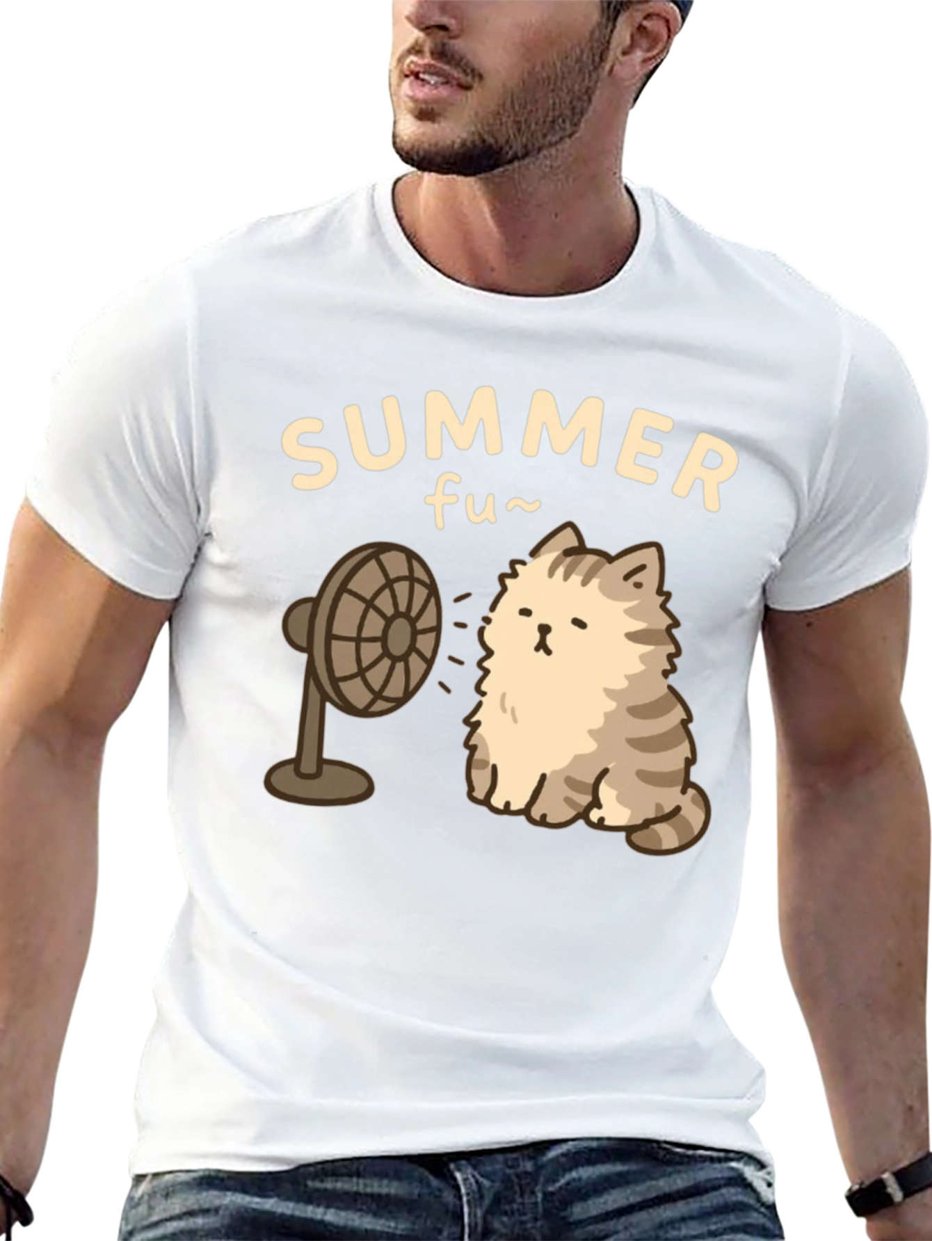 Summer Fun Cat T-Shirt
