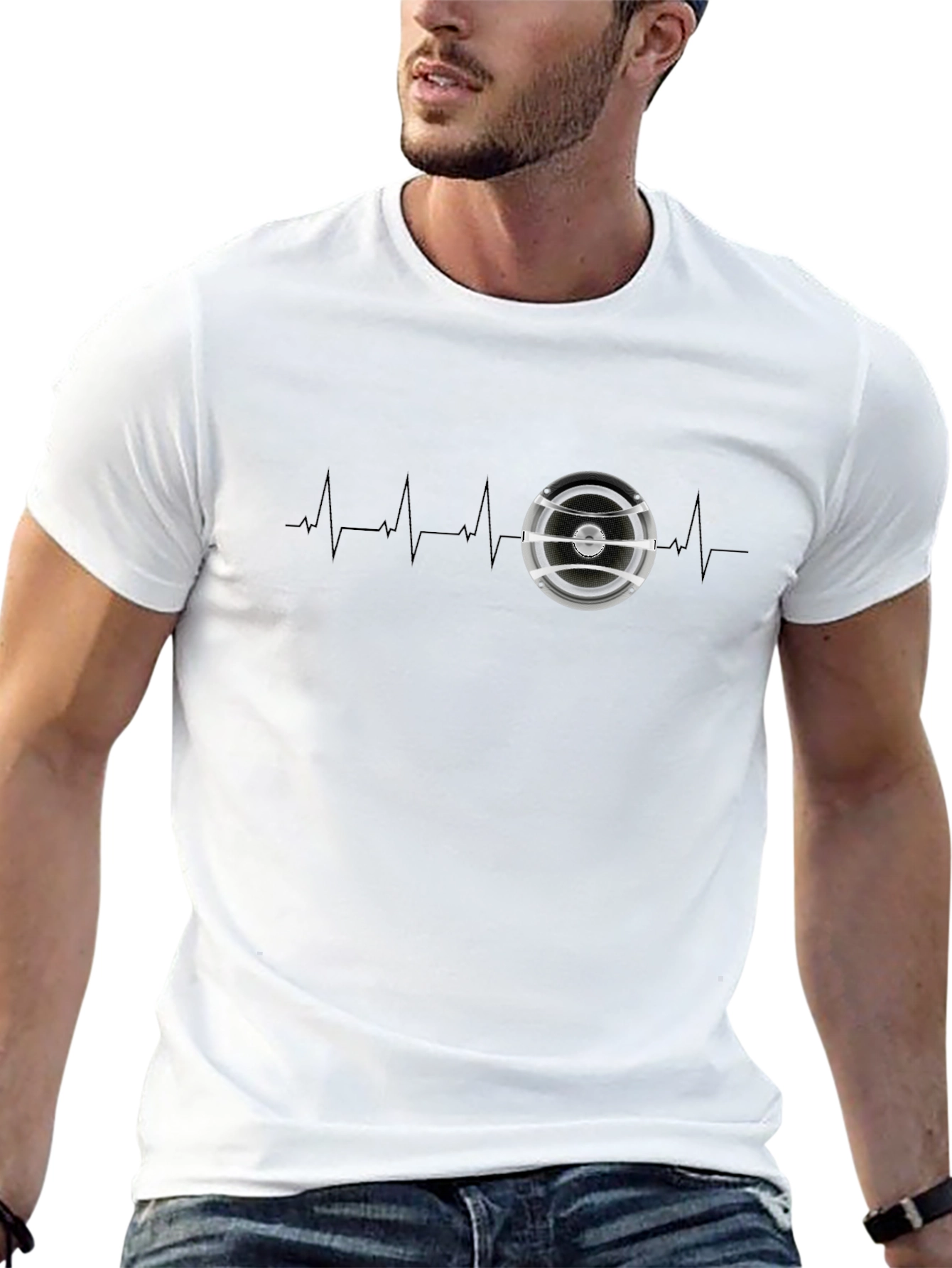 Speaker Heartbeat Graphic Tee