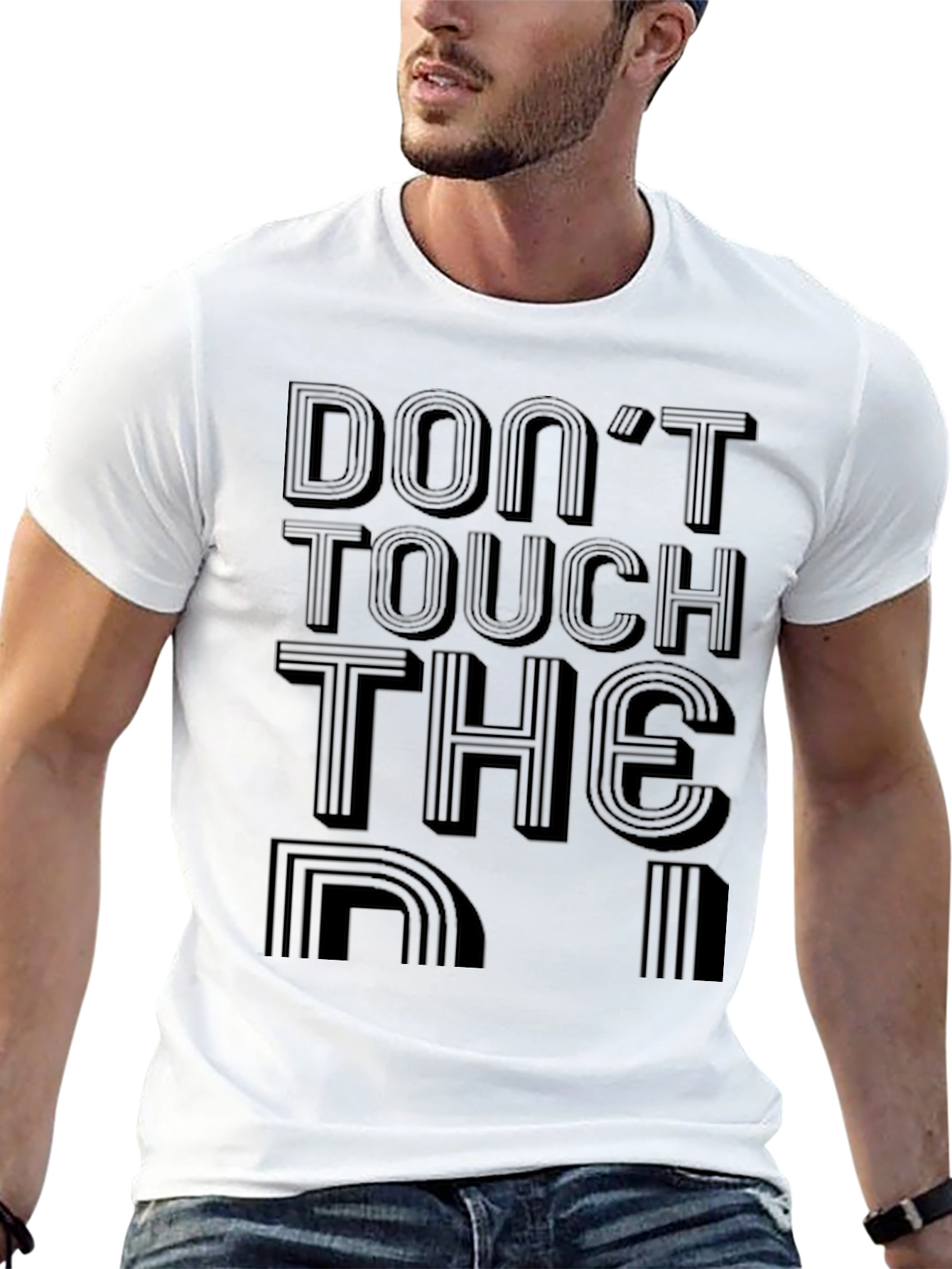 Dont Touch The Retro Graphic Tee