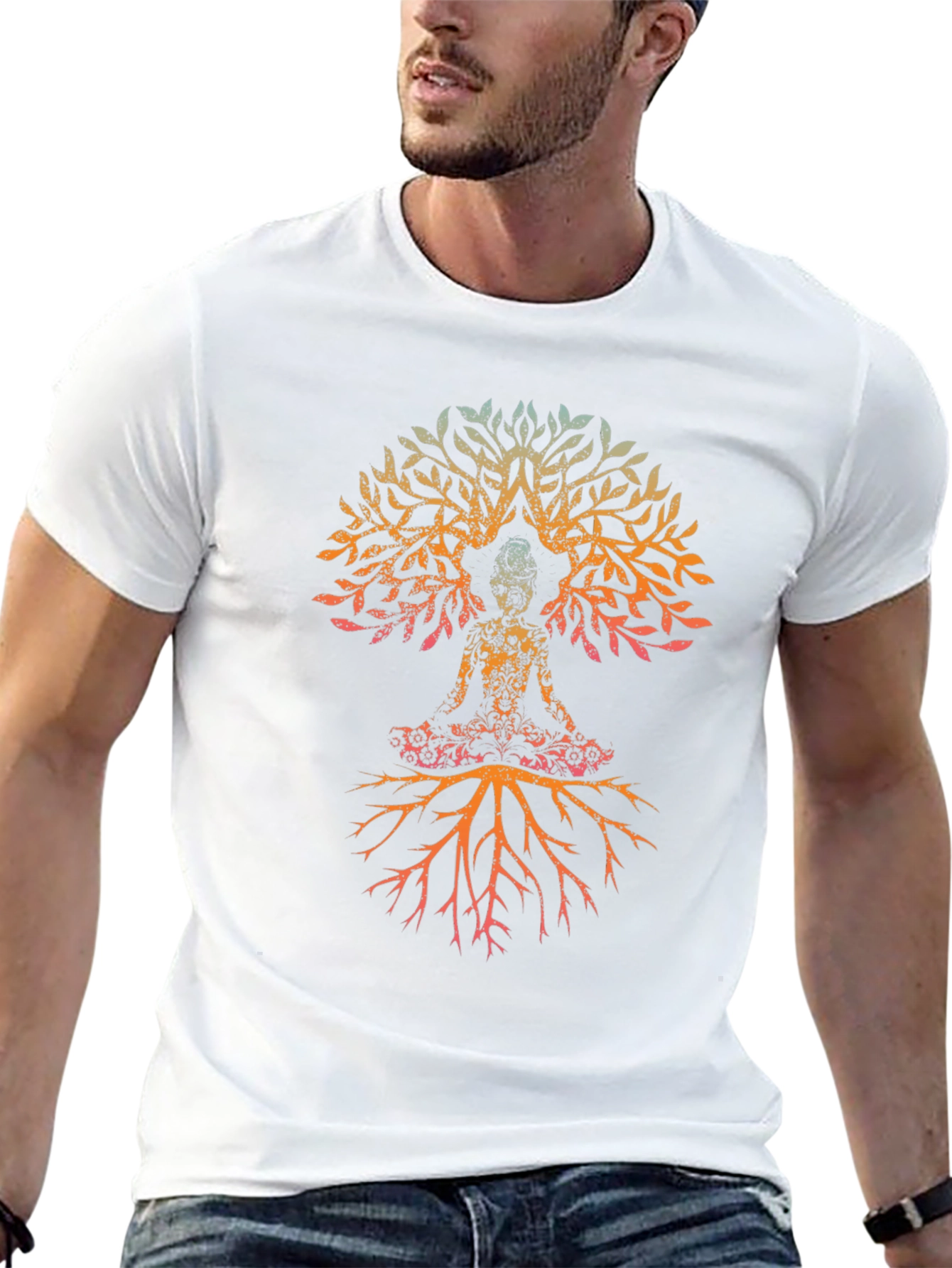 Tree of Life Yoga Black T-Shirt
