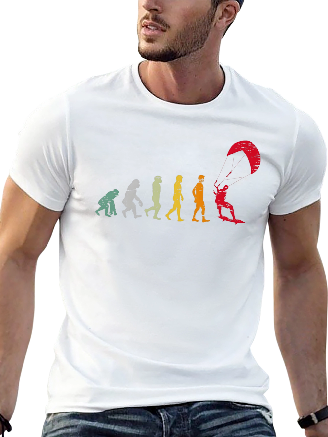 Evolution of Kitesurfing T-Shirt