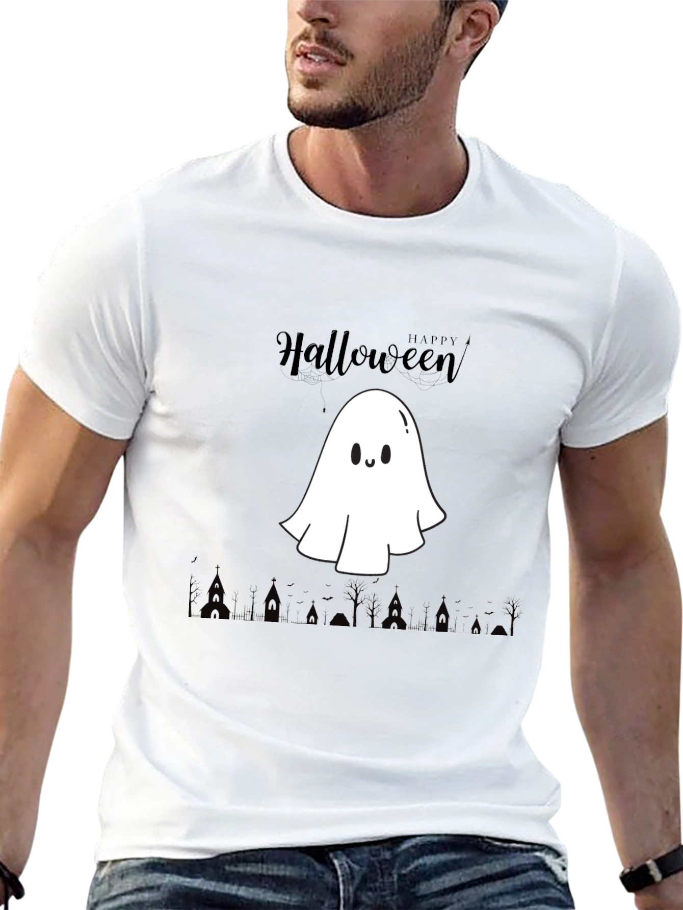 Happy Halloween Ghost T-Shirt