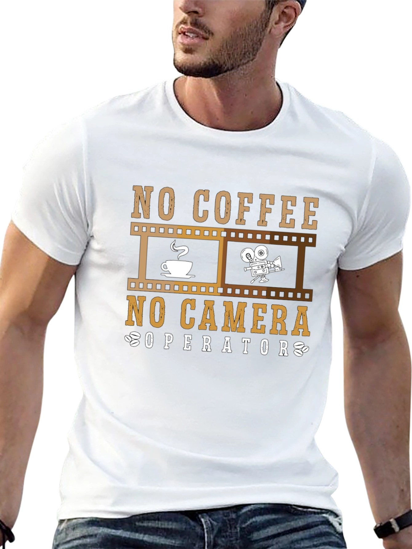 No Coffee No Camera Operator T-Shirt