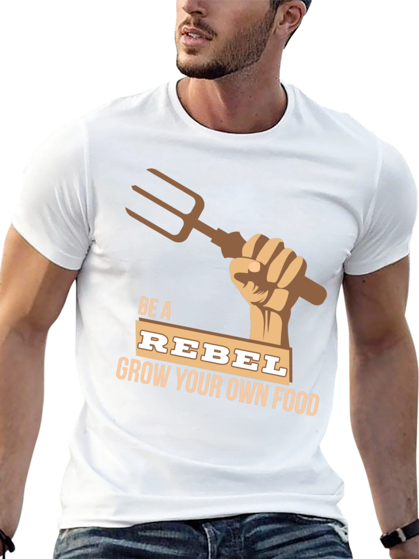 Be A Rebel Grow Your Own Food T-Shirt