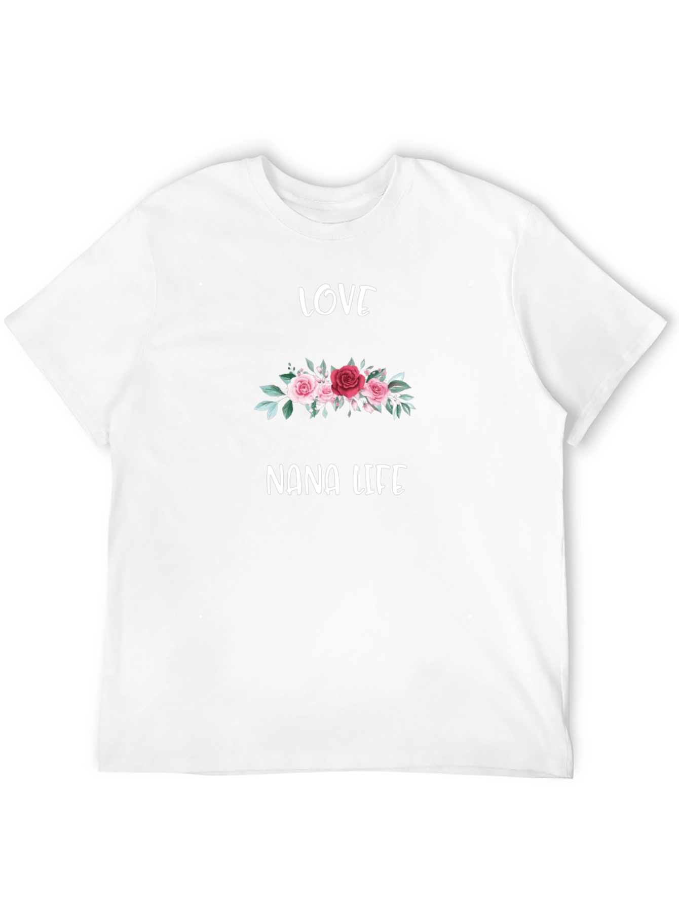 Love Nana Life Floral Graphic Tee