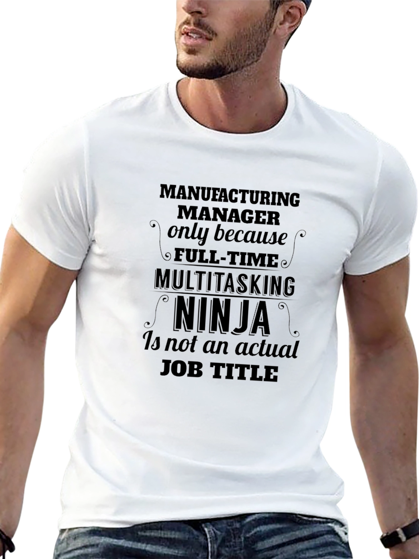 Manufacturing Manager Ninja Graphic Tee