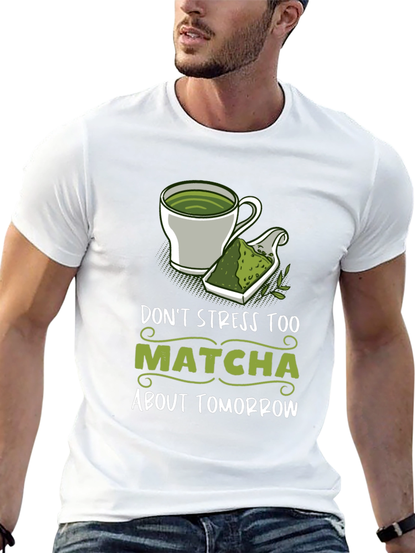 Dont Stress Too Matcha Graphic Tee