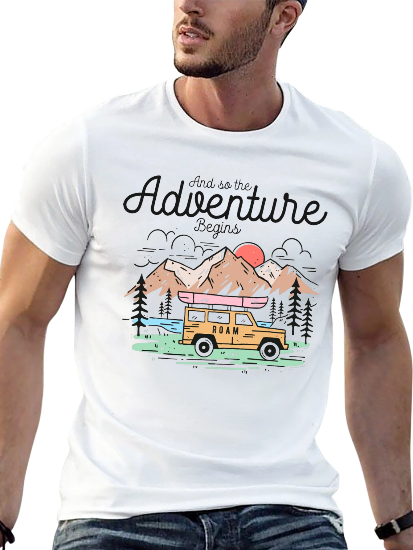 Adventure Awaits Tee | Roam Mountain Design