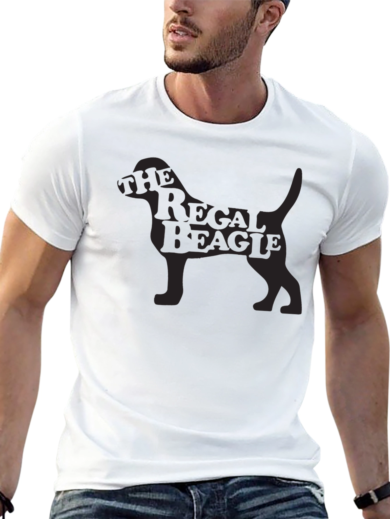 The Regal Beagle T-Shirt - Mens Black Tee