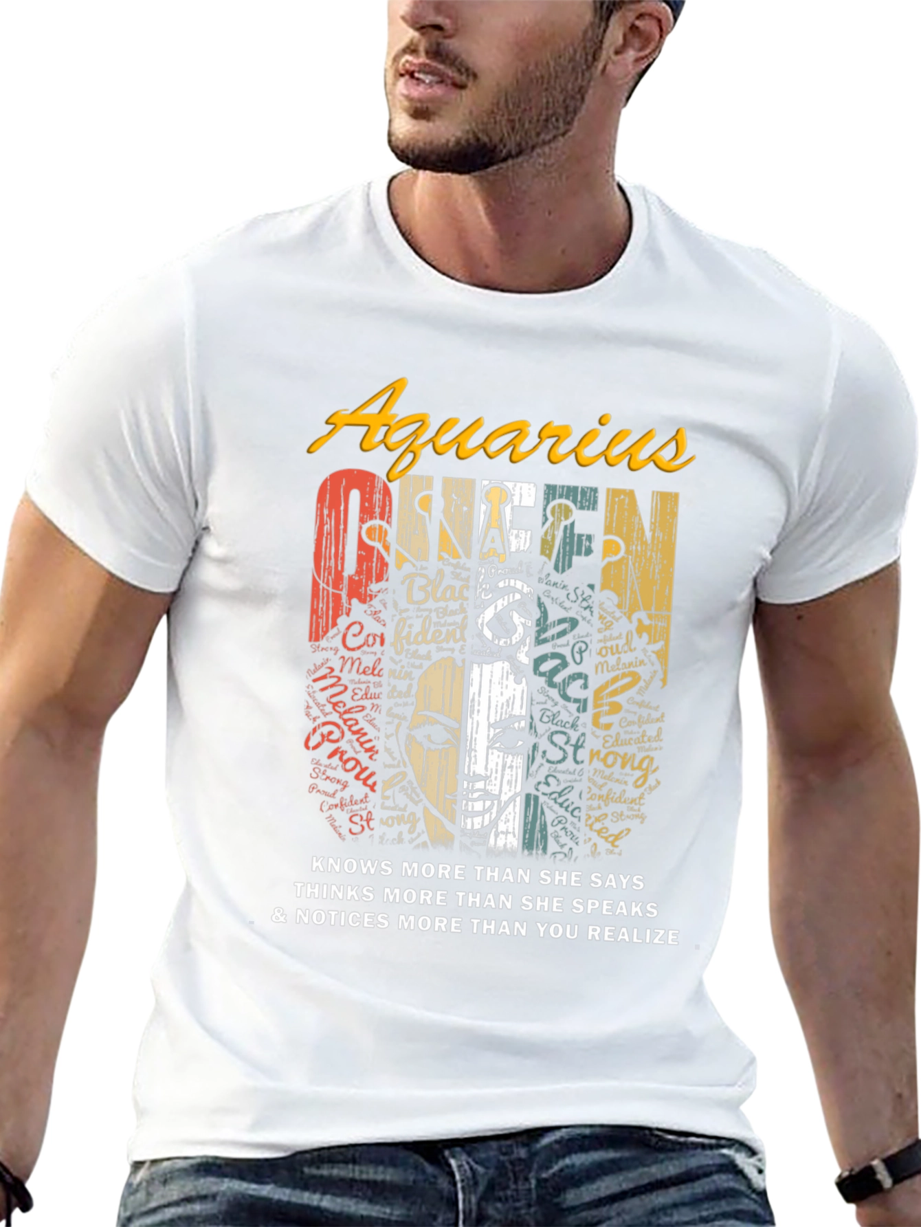 Aquarius Queen Black Pride T-Shirt