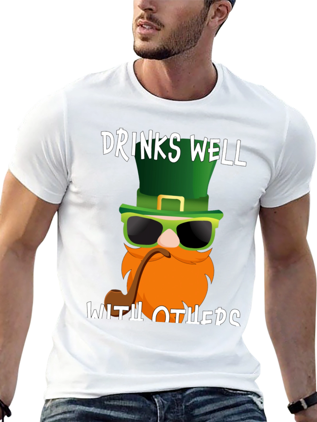 Drinks Well with Others St. Patricks Day T-Shirt