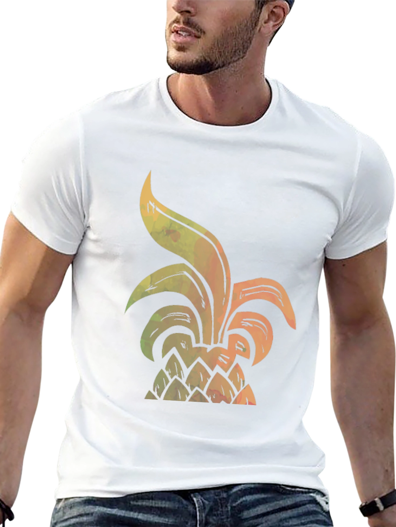 Pineapple Graphic Tee - Tropical Vibes