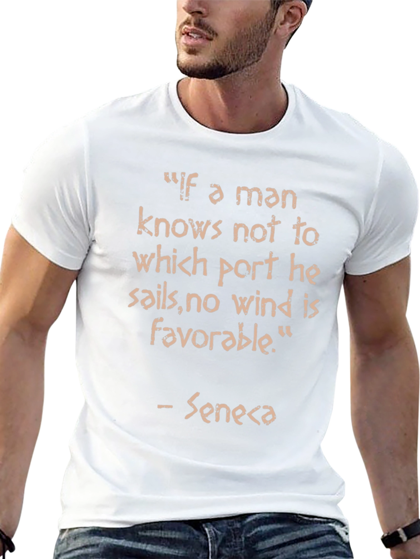 Seneca Quote T-Shirt - Motivational Saying