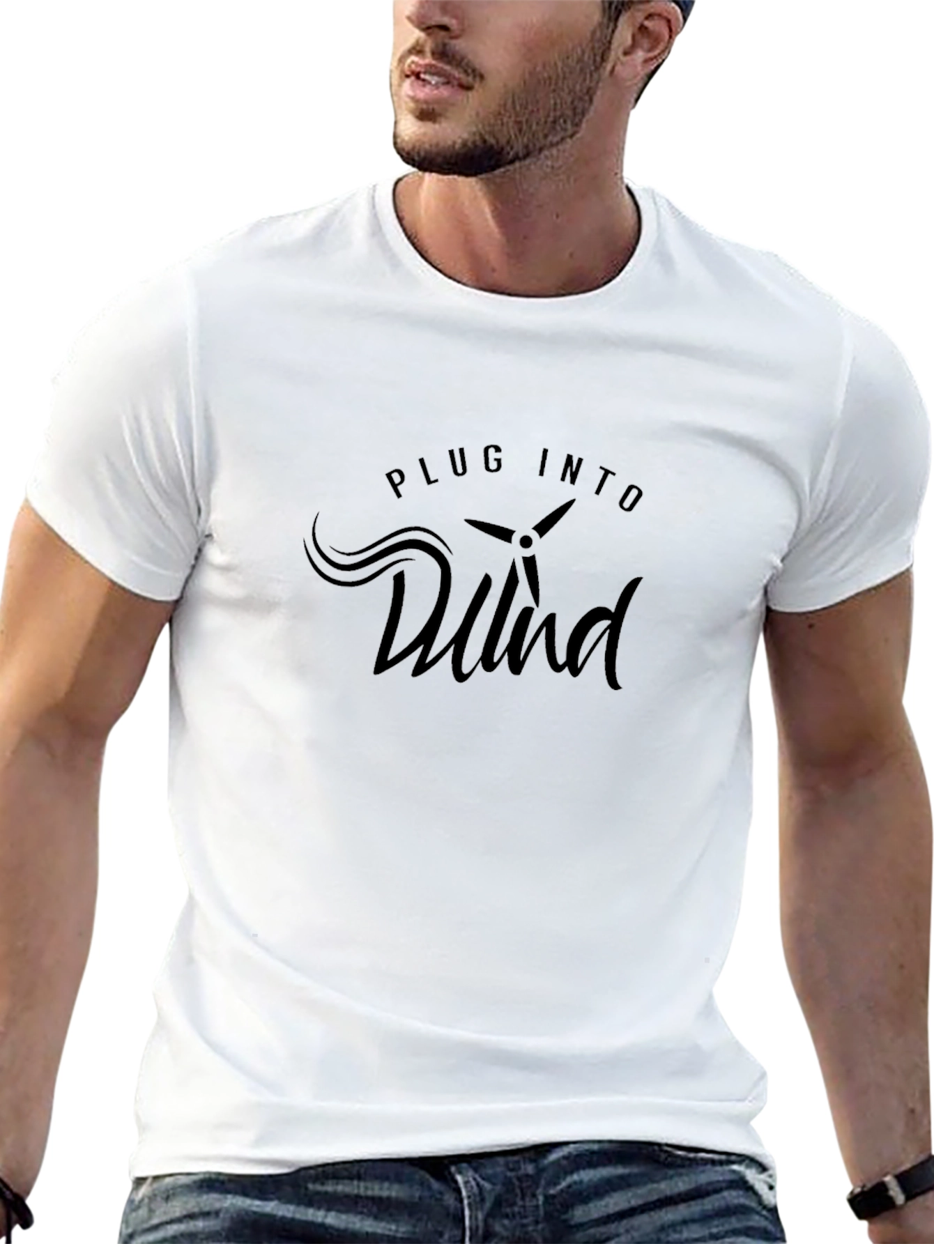 Plug Into Wind Graphic T-Shirt
