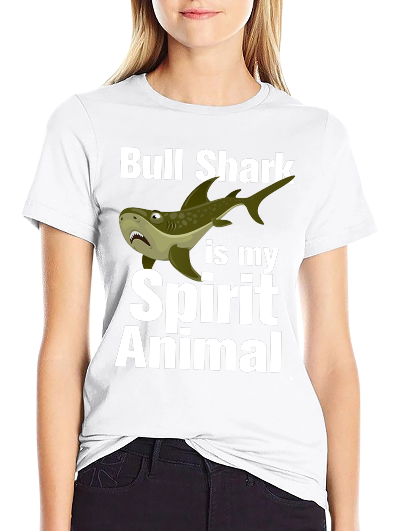 Bull Shark Spirit Animal Graphic T-Shirt
