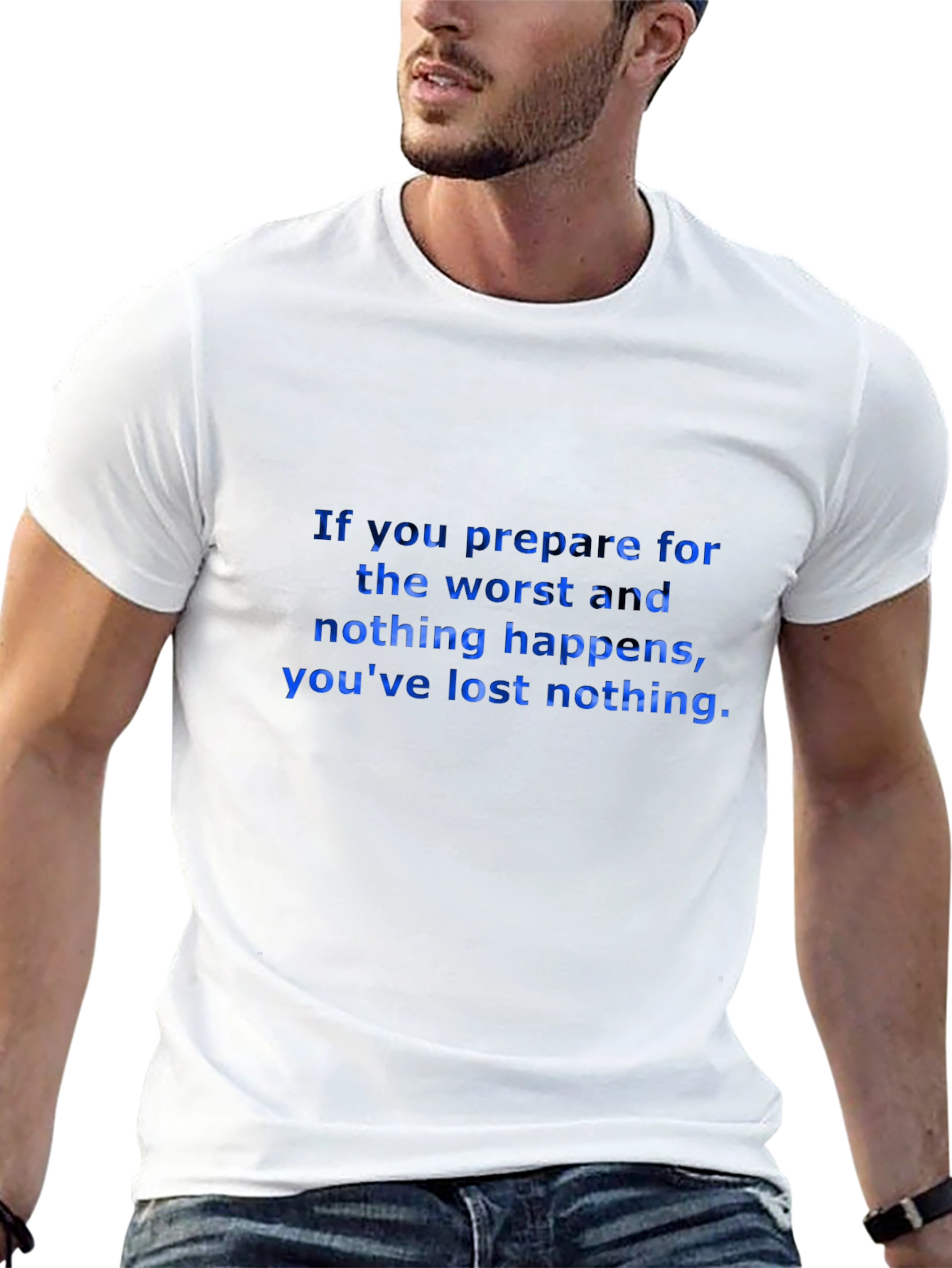 Motivational Quote Black T-Shirt