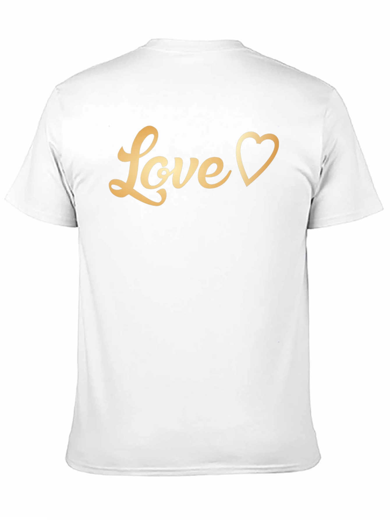Love Heart Graphic T-Shirt - Black
